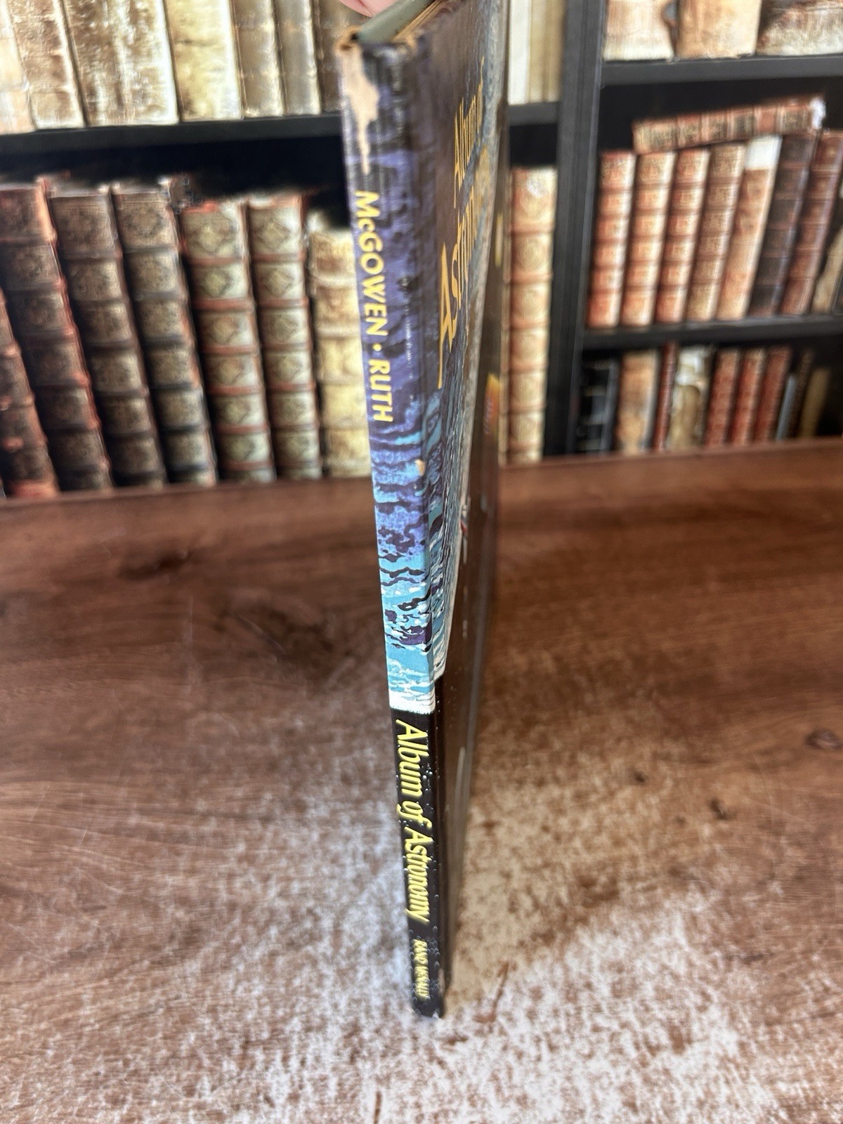 ALBUM OF ASTRONOMY TOM MCGOWEN JUVENILE, 1984 (4TH) H/C, GOOD CLEAN