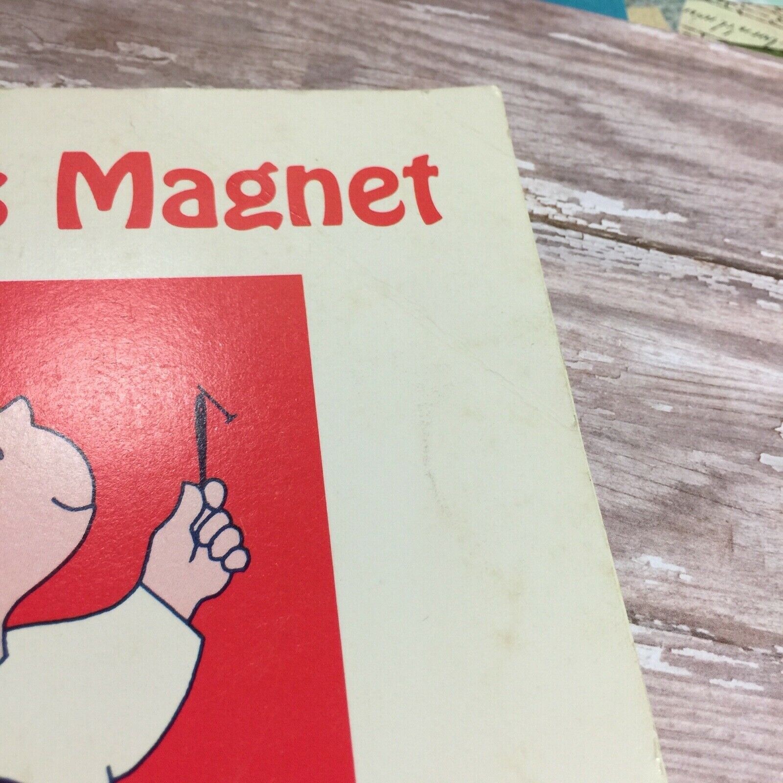 Vtg Children’s Story Book Scholastic Mickey’s Magnet illustrated Kids Discovery