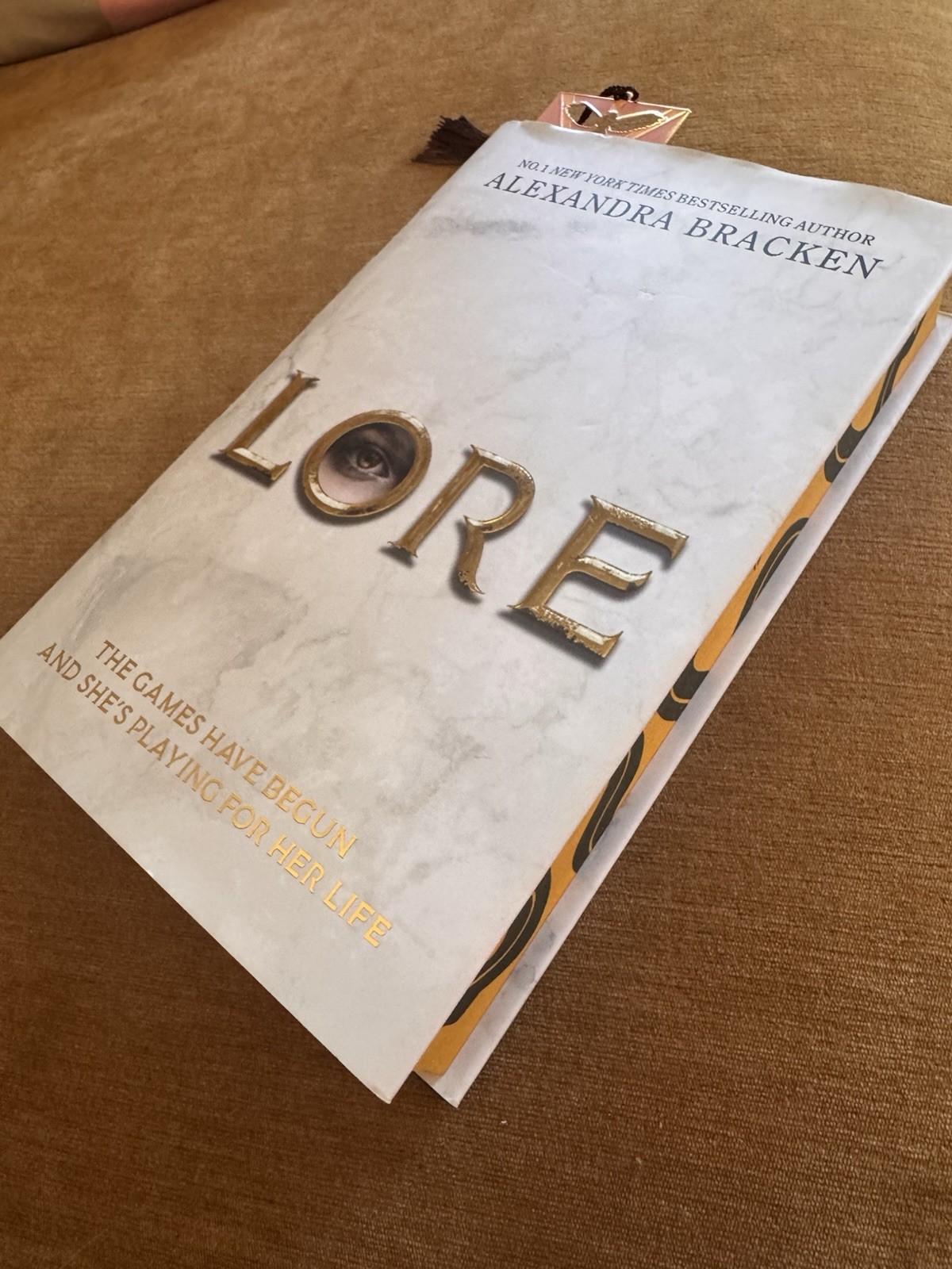 Lore by Alexandra Bracken Signed Fairyloot Exclusive Edition Stenciled Edges