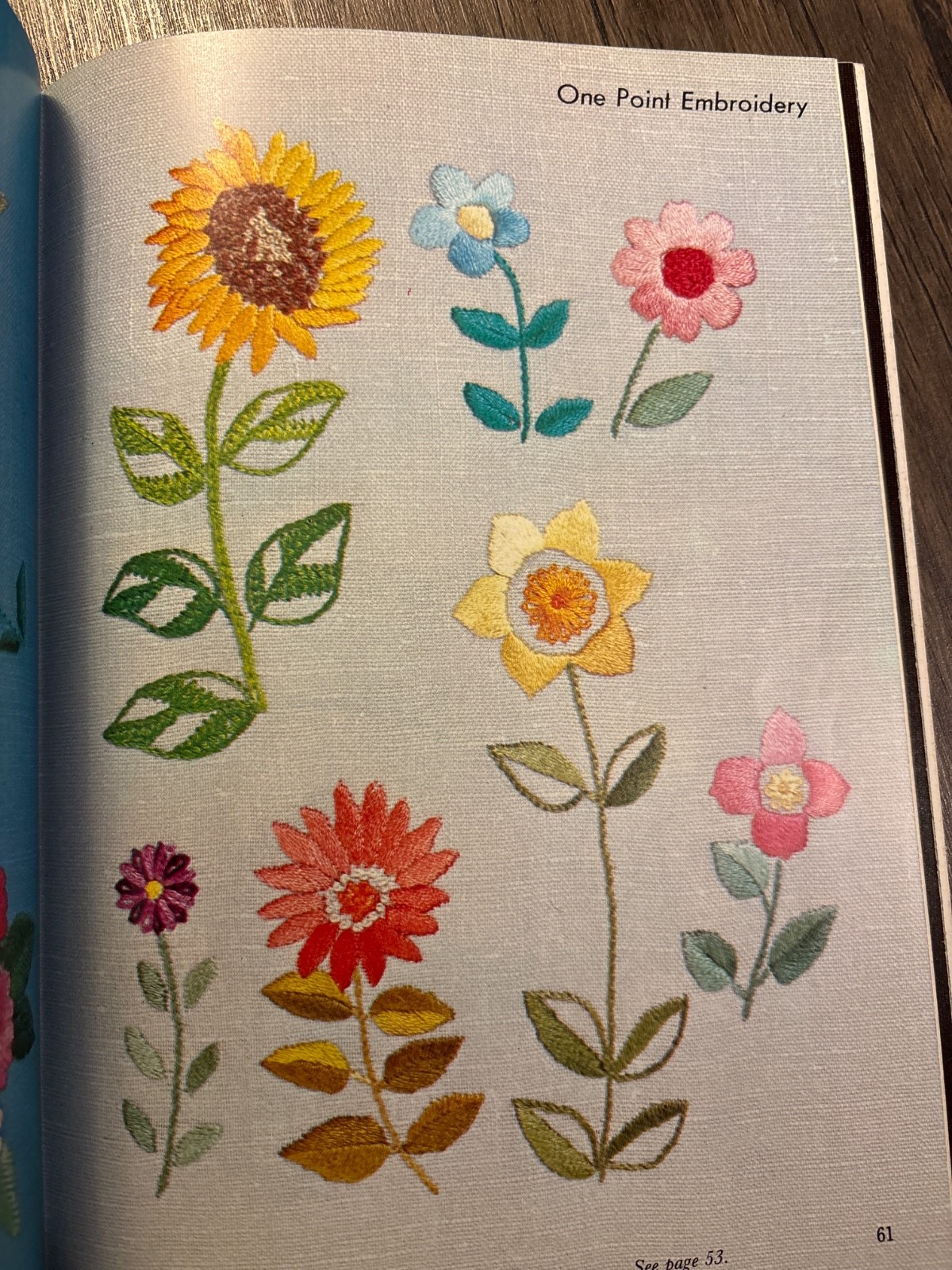 Vintage Easy Embroidery Ondori Paperback 84 Pages 1971