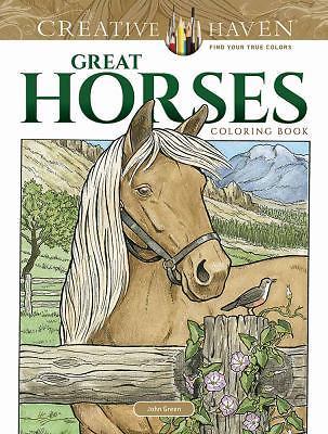 Adult Coloring Great Horses Coloring Book (Adult Coloring Books: Animals)