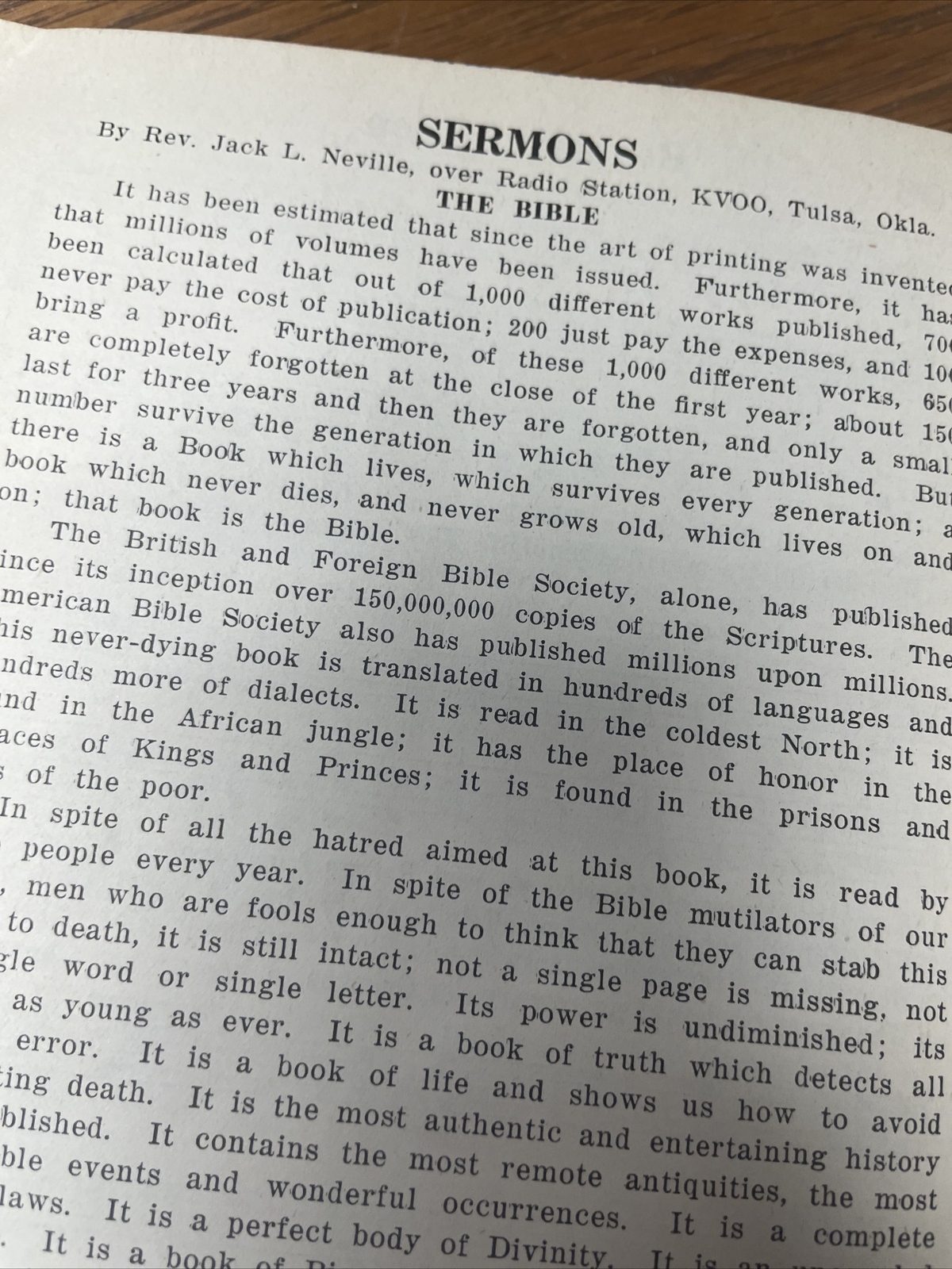 Radio Gems – Radio KVOO – Tulsa, Oklahoma – 1934 Pentecostal Songbook Music