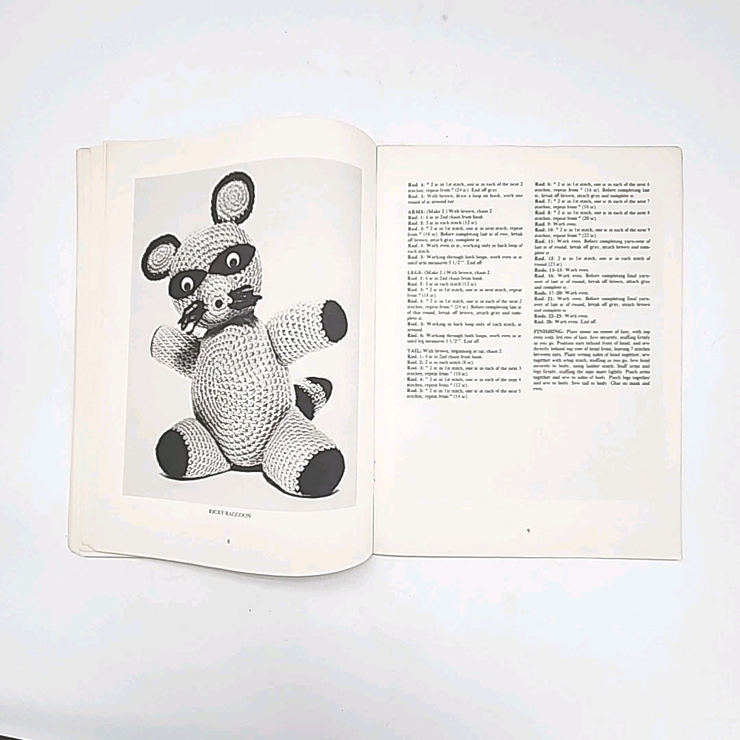 Crocheted Toys and Dolls by Susan Verkest Complete Instructions for 12 Projects