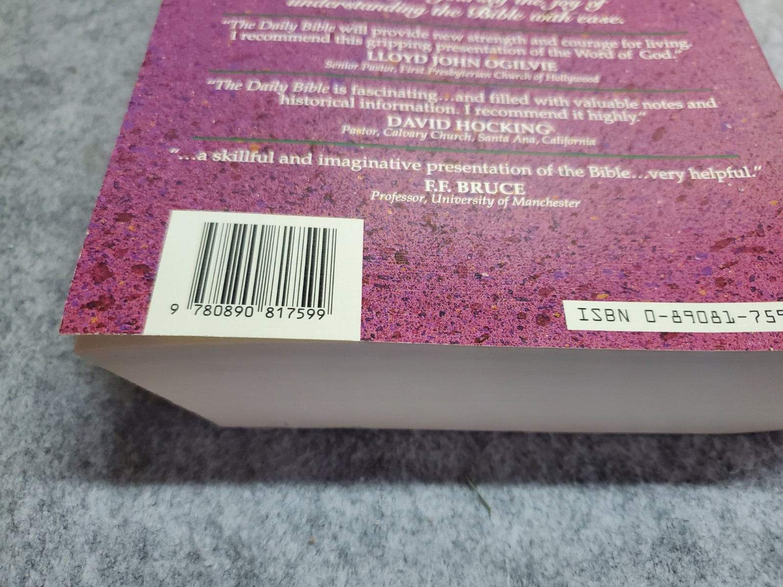 The Daily Bible in Chronological Order: New International Version – VERY GOOD