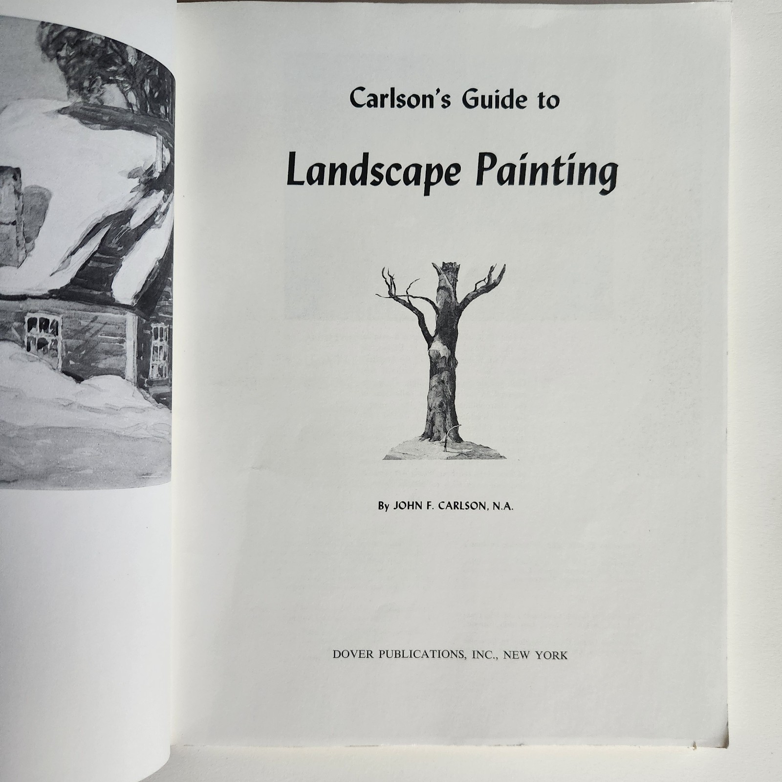 John F Carlson’s Guide to Landscape Painting Art Book Vintage Collectible RARE🎨