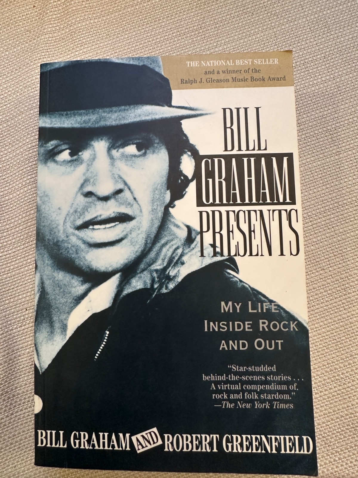 Bill Graham Presents: My Life Inside Rock and Out – Paperback VG orig owner