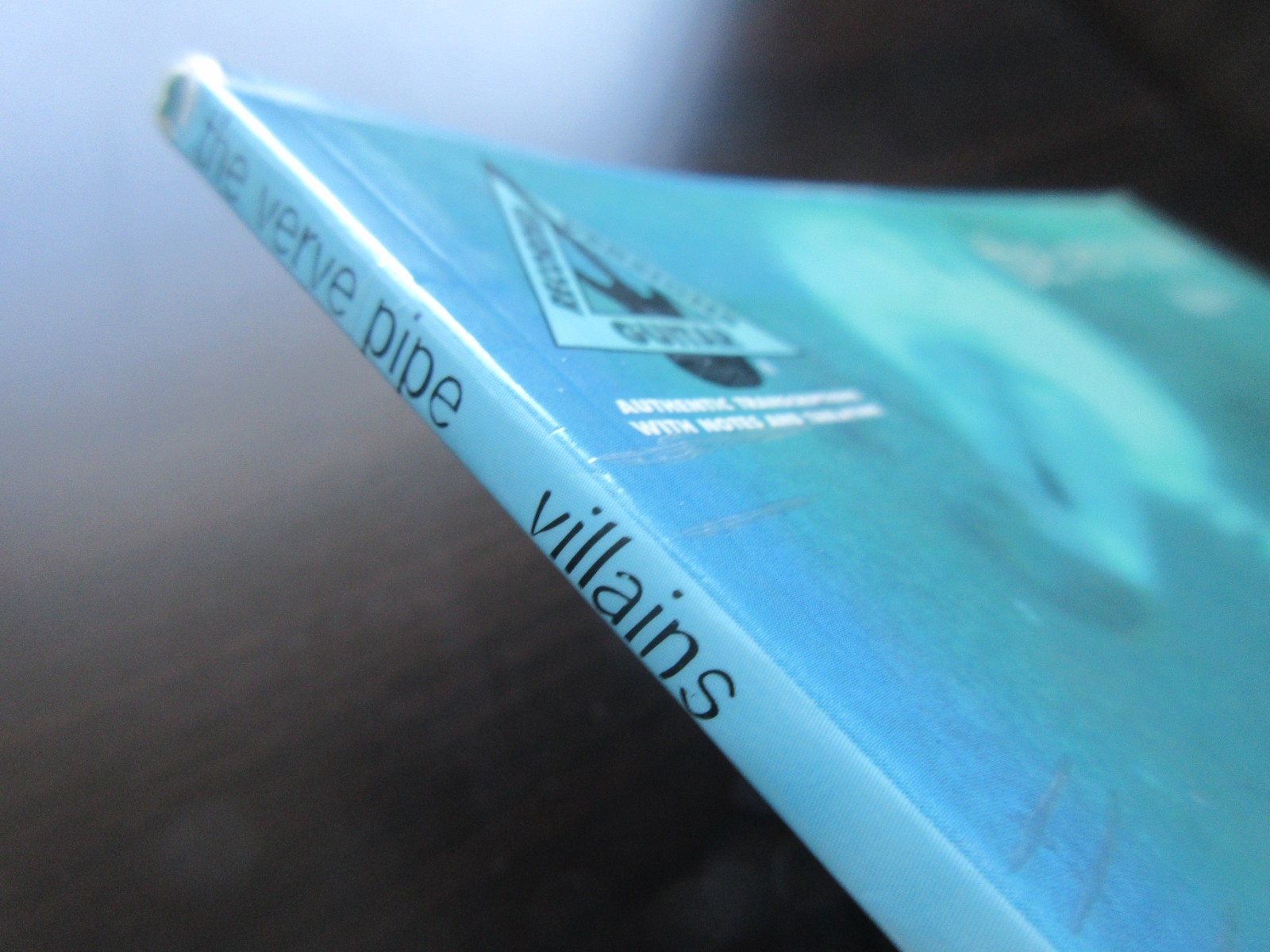The Verve Pipe Villains US Score Song Book Guitar TAB Photograph The Freshmen