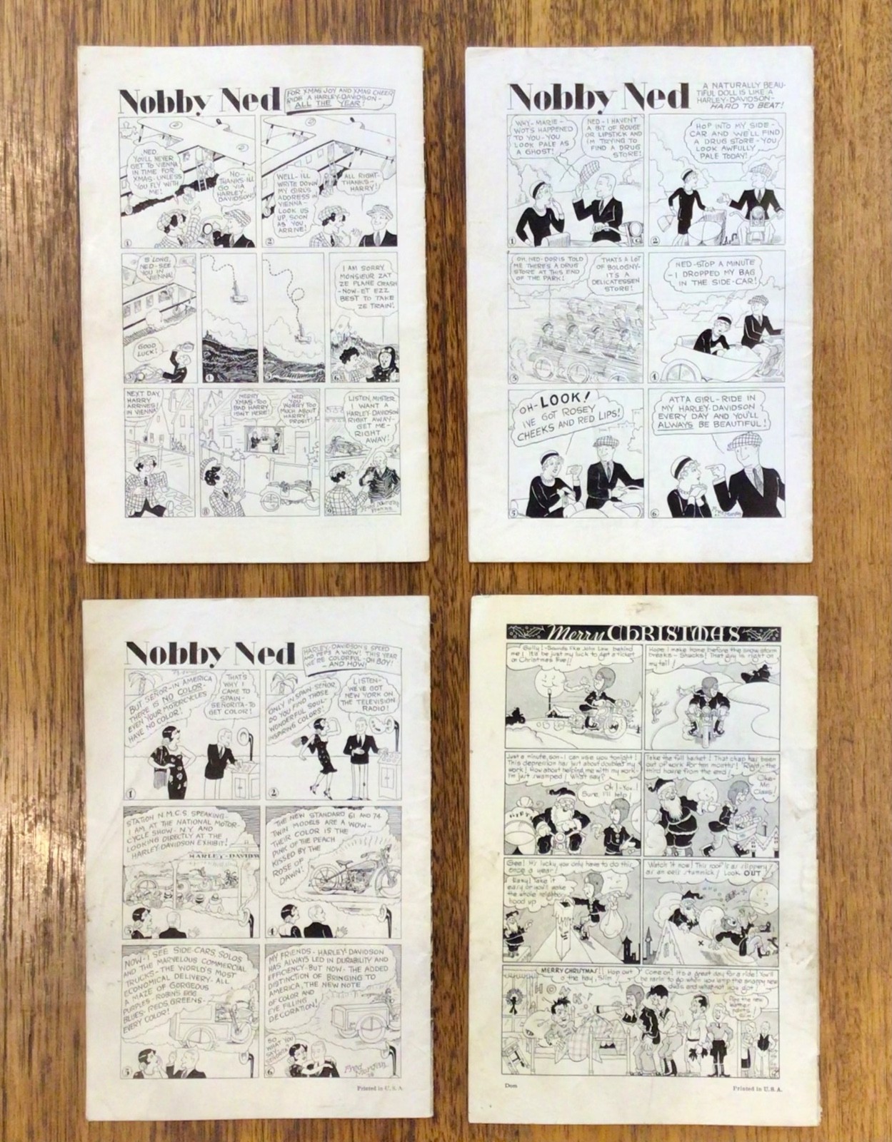 RARE: (1926-1931) ‘THE HARLEY-DAVIDSON Enthusiast”. 4 x Motorcycle Magazines