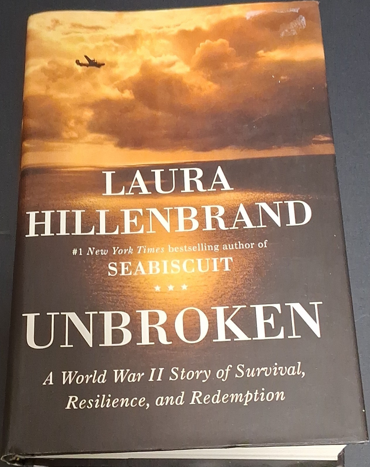 Unbroken Laura Hillenbrand Hardcover Random House WWII Survival Nonfiction