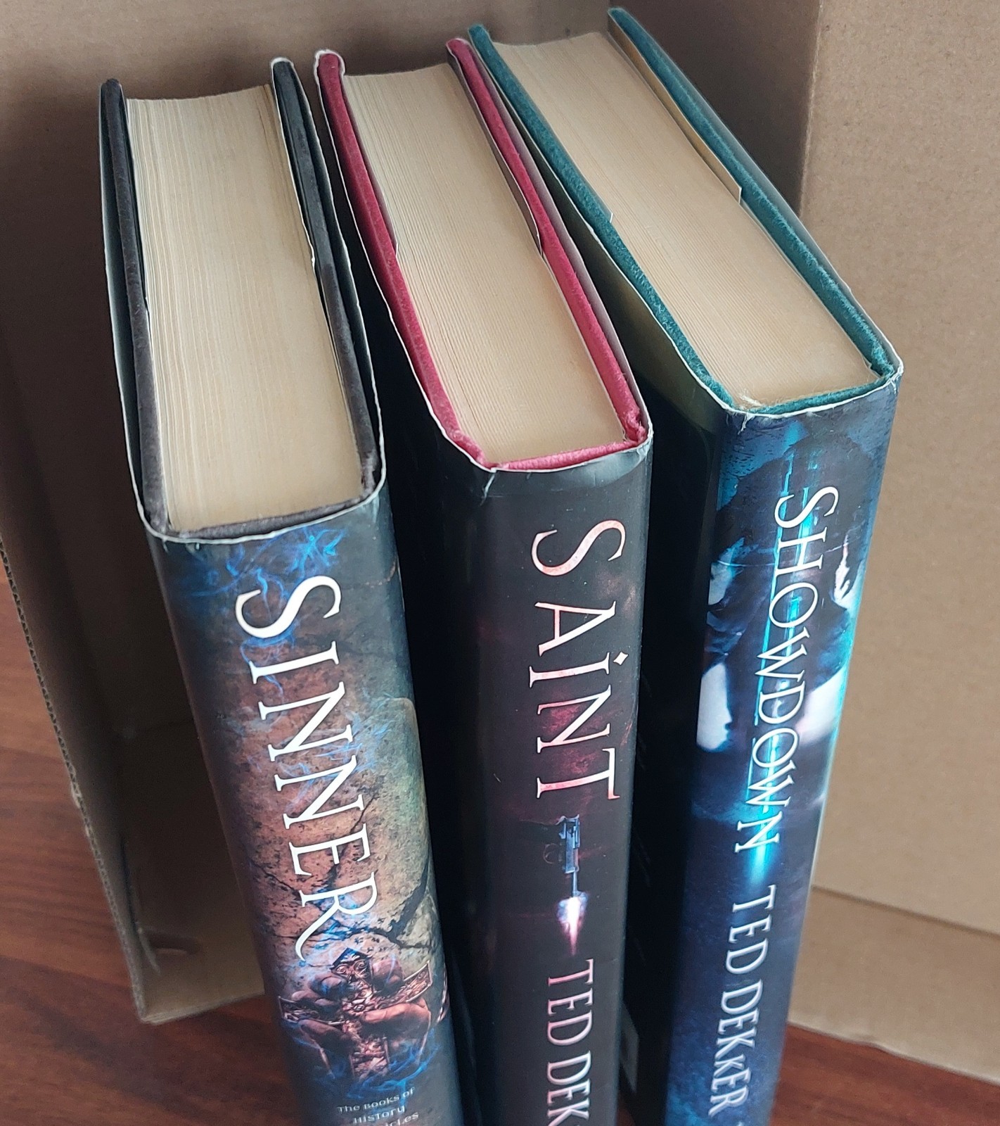 Hardcover Complete Trilogy Paradise Christian Thriller Series HCDJ Ted Dekker
