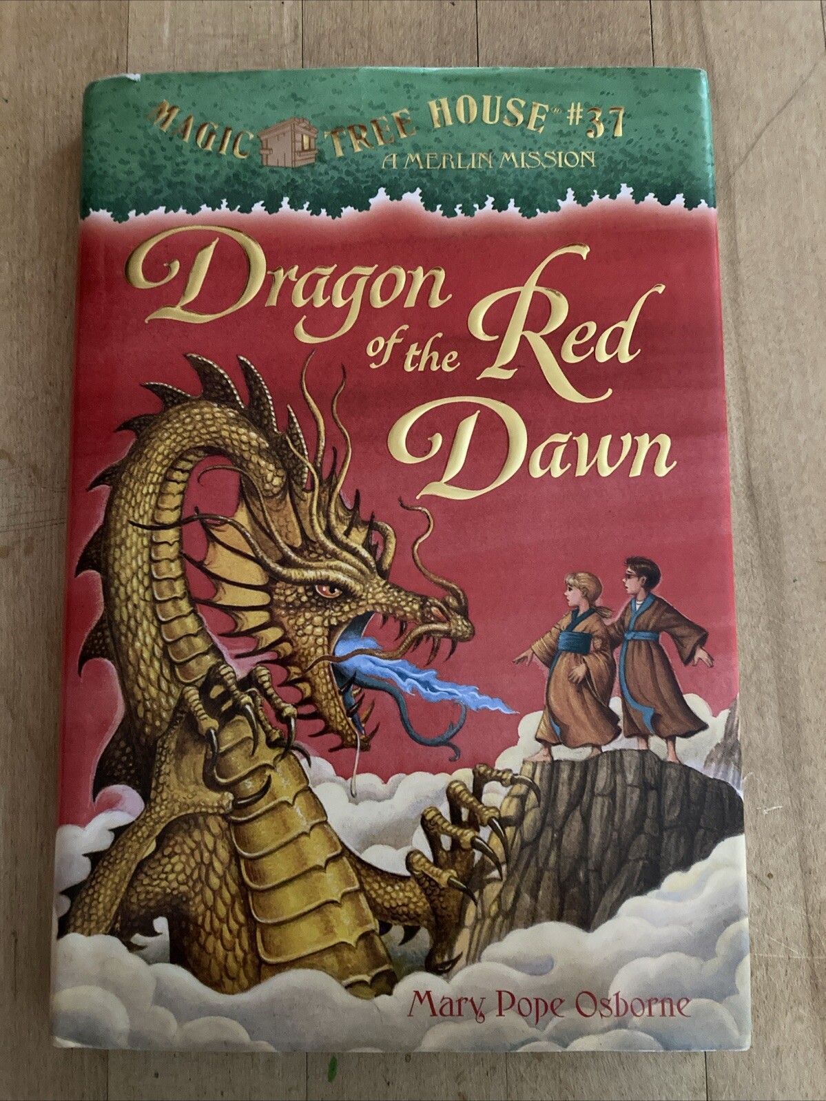 Dragon of the Red Dawn by Mary Pope Osborne (2007, Hardcover)