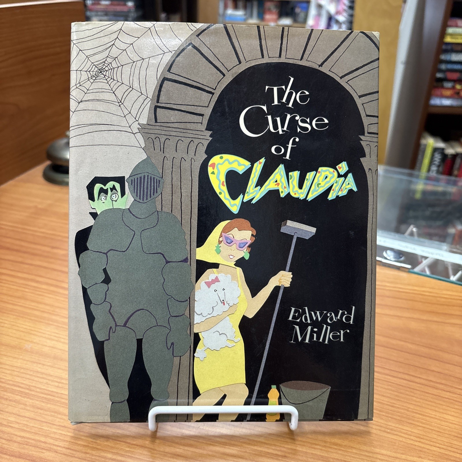 THE CURSE OF CLAUDIA by Edward Miller 1st Edition 1st Print Hardcover W/DJ 1989