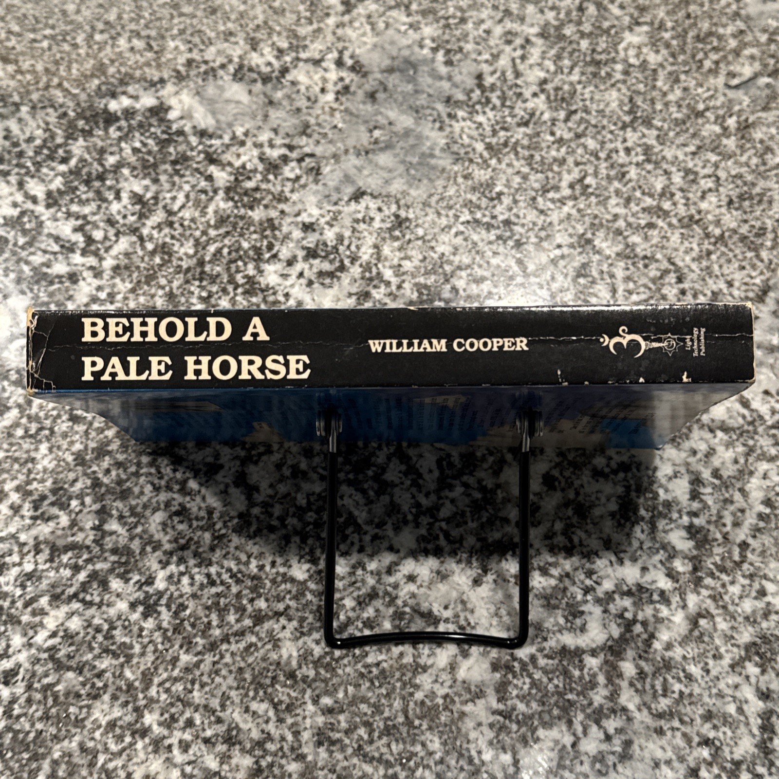 Behold a Pale Horse William Cooper UNREVISED 1st Ed EARLY Printing 1991 (No UPC)