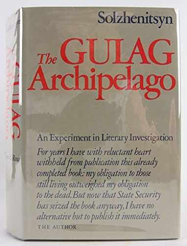 The Gulag – Hardcover, by Aleksandr Isaevich Solzhenitsyn – Acceptable j