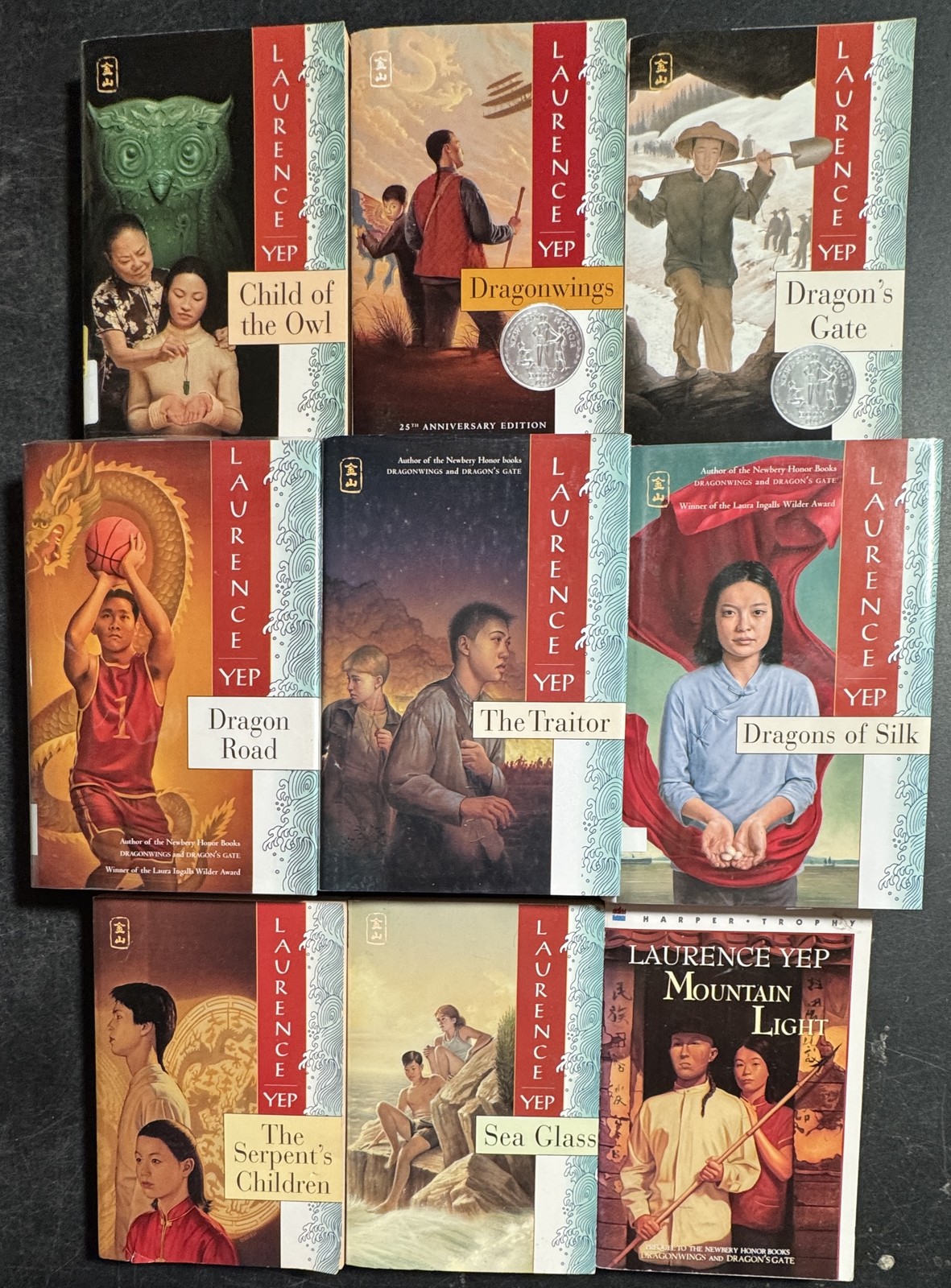 Complete Series Set GOLDEN MOUNTAIN CHRONICLES 1-9 Laurence Yep Lot 9