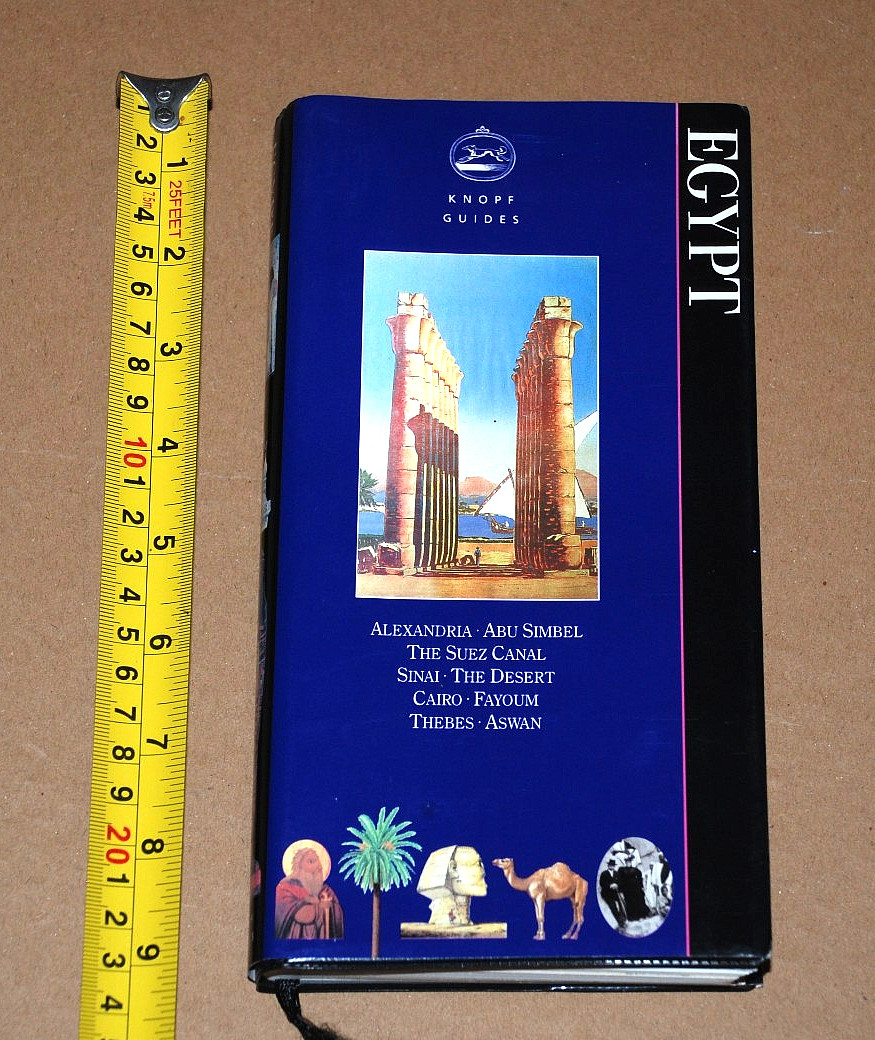 KNOPF GUIDE to EGYPT Full Color Softcover Travel Guide Alfred A. Knopf 560 Pages
