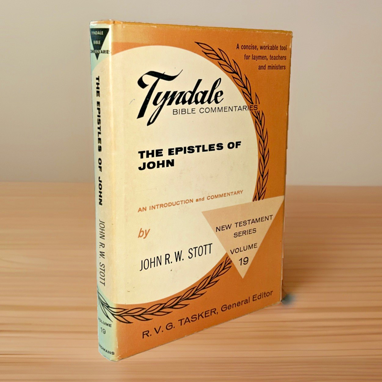 Tyndale Bible Commentaries: Epistles of John ~ 1964 ~ John R. W. Stott ~ HC/DJ