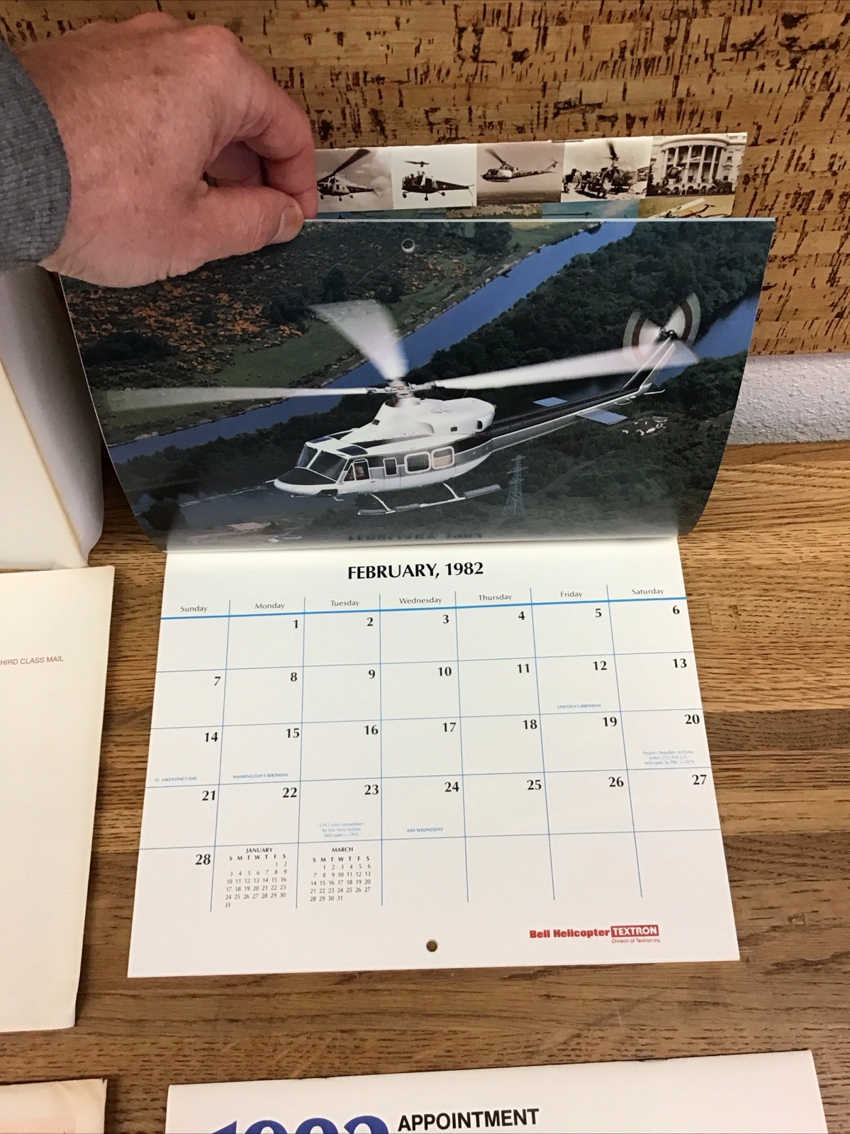 BELL HELICOPTER – Appointment Calendar – 1981 1982 1983 – Lot Of 3 – MM6.107