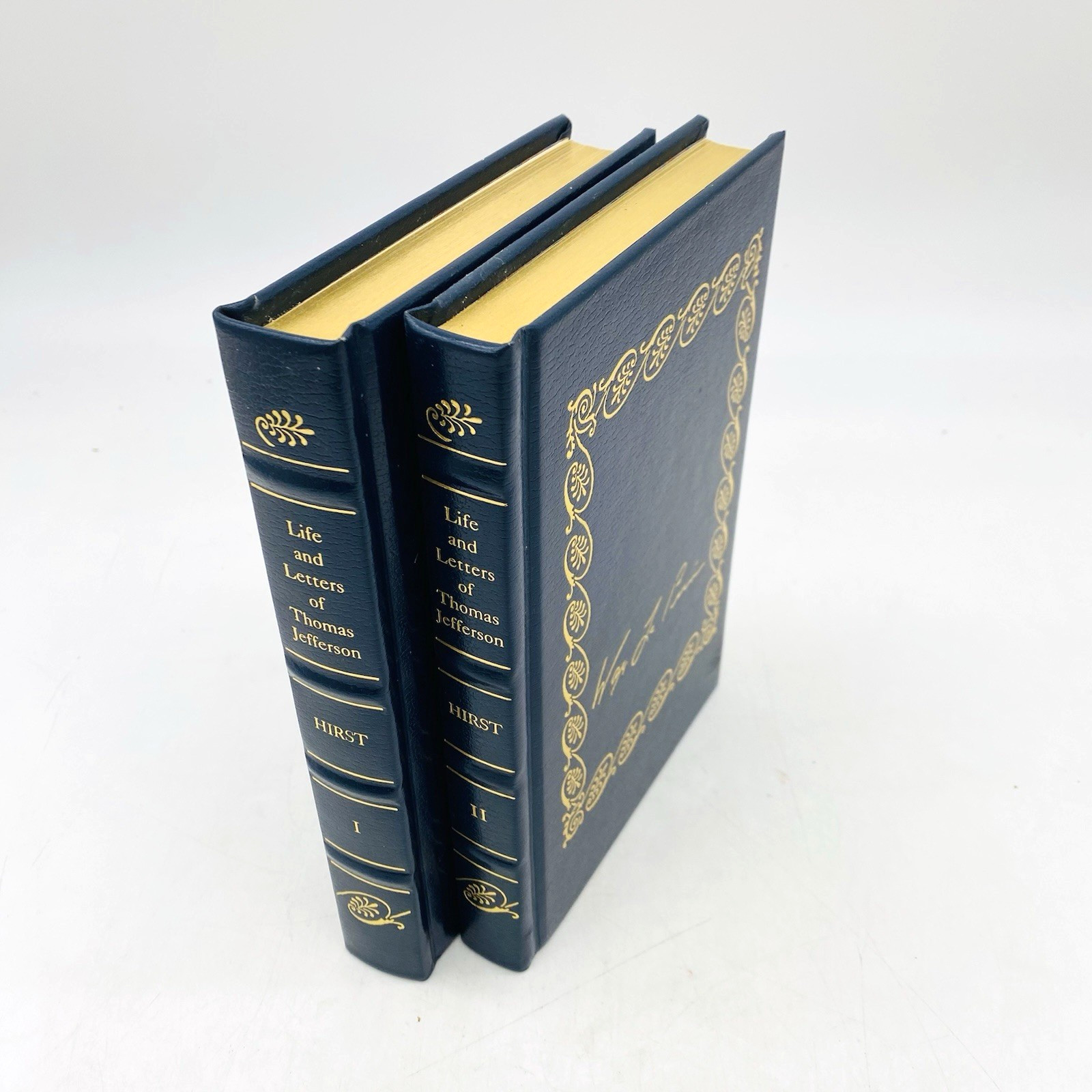 2-Vol Life & Letters of Thomas Jefferson Francis Hirst Library American Freedoms