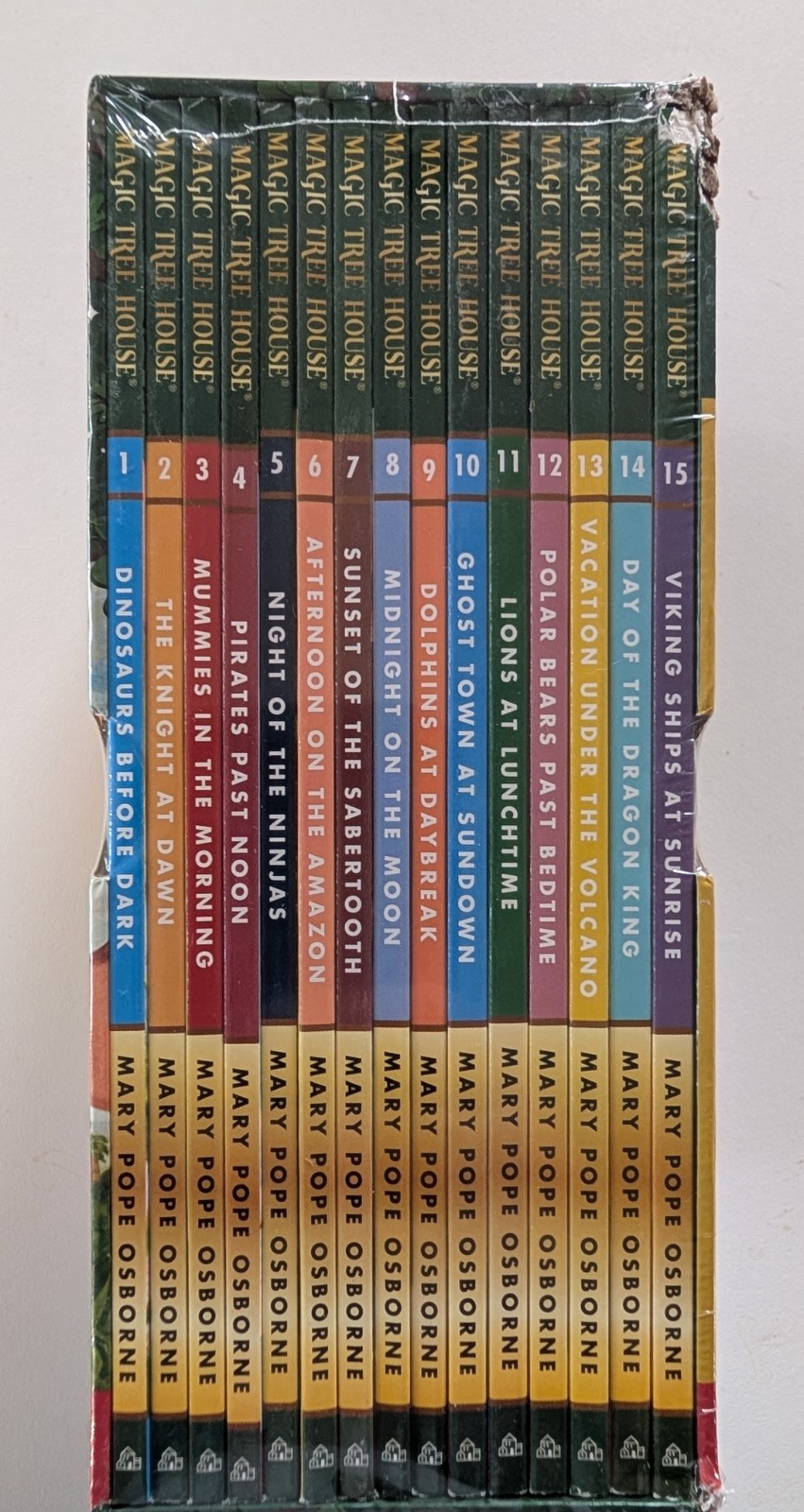 Magic Tree House Books 1–15 Mary Pope Osborne Kids Chapter Book Set Homeschool