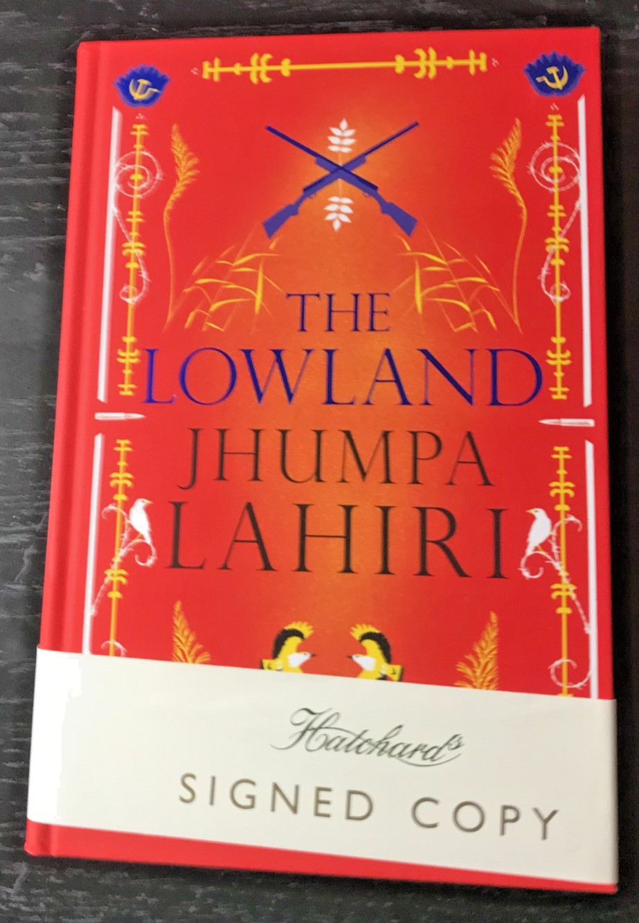 The Lowland by Jhumpa Lahiri UK HC 1st 1st SIGNED Hatchard Bloomsbury 2013