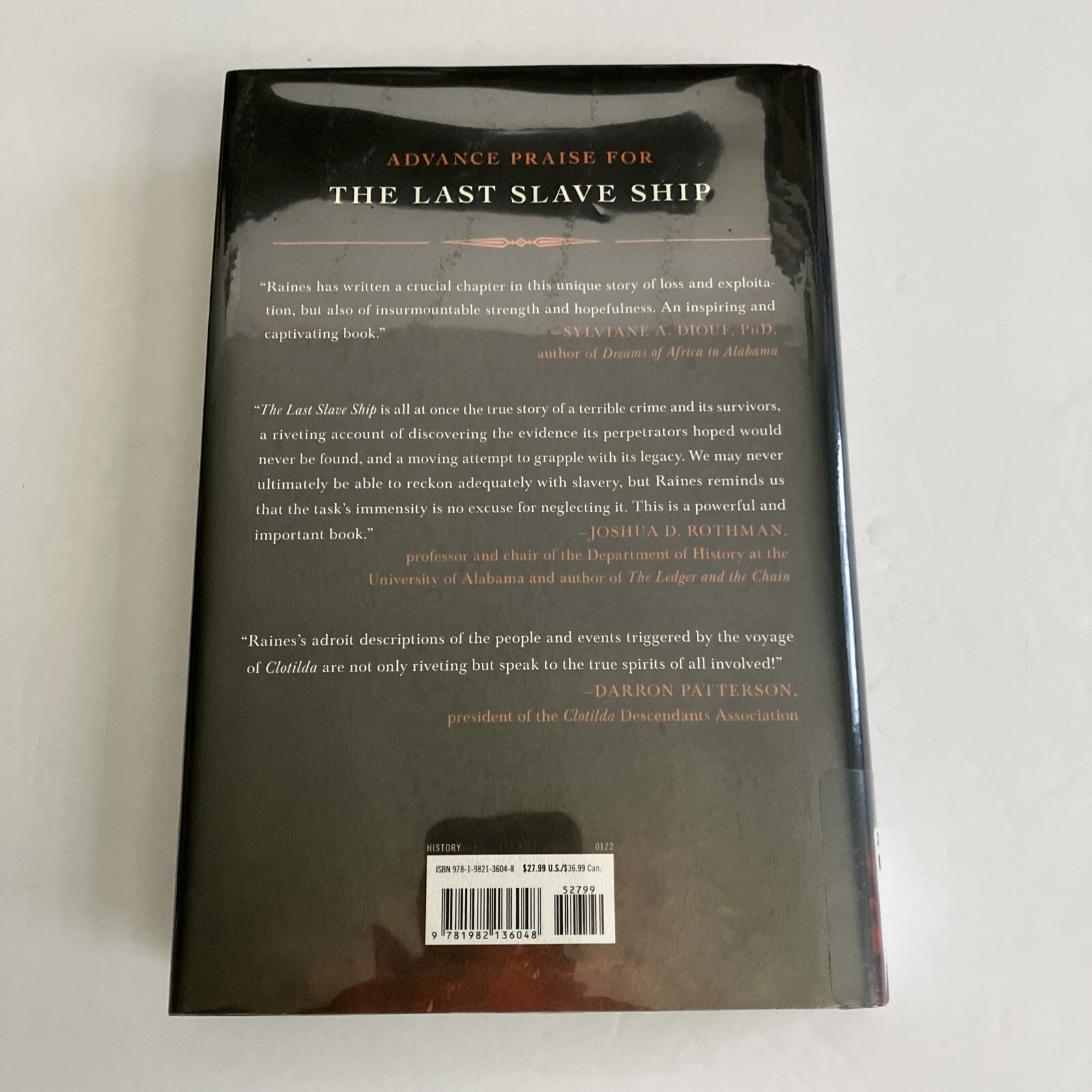 THE LAST SLAVE SHIP: The True Story of “Clotilda”… by BEN RAINES Great Condition