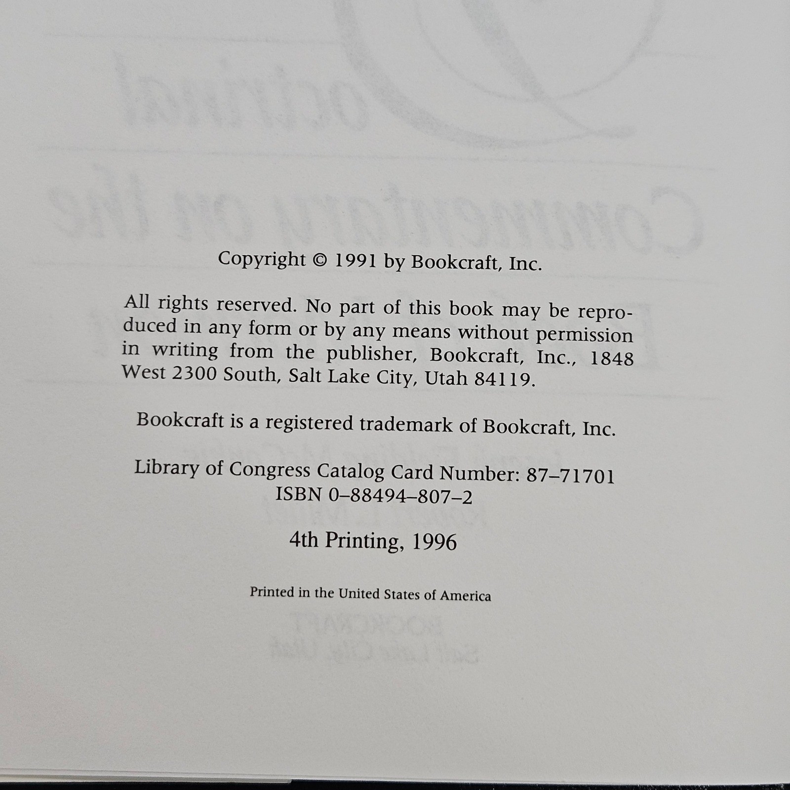 Bookcraft Doctrinal Commentary on the Book of Mormon Volumes II & III