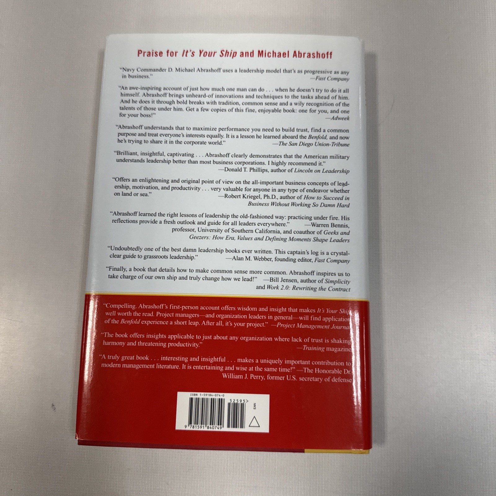 Get Your Ship Together By D. Michael Abrashoff Inscribed/1st