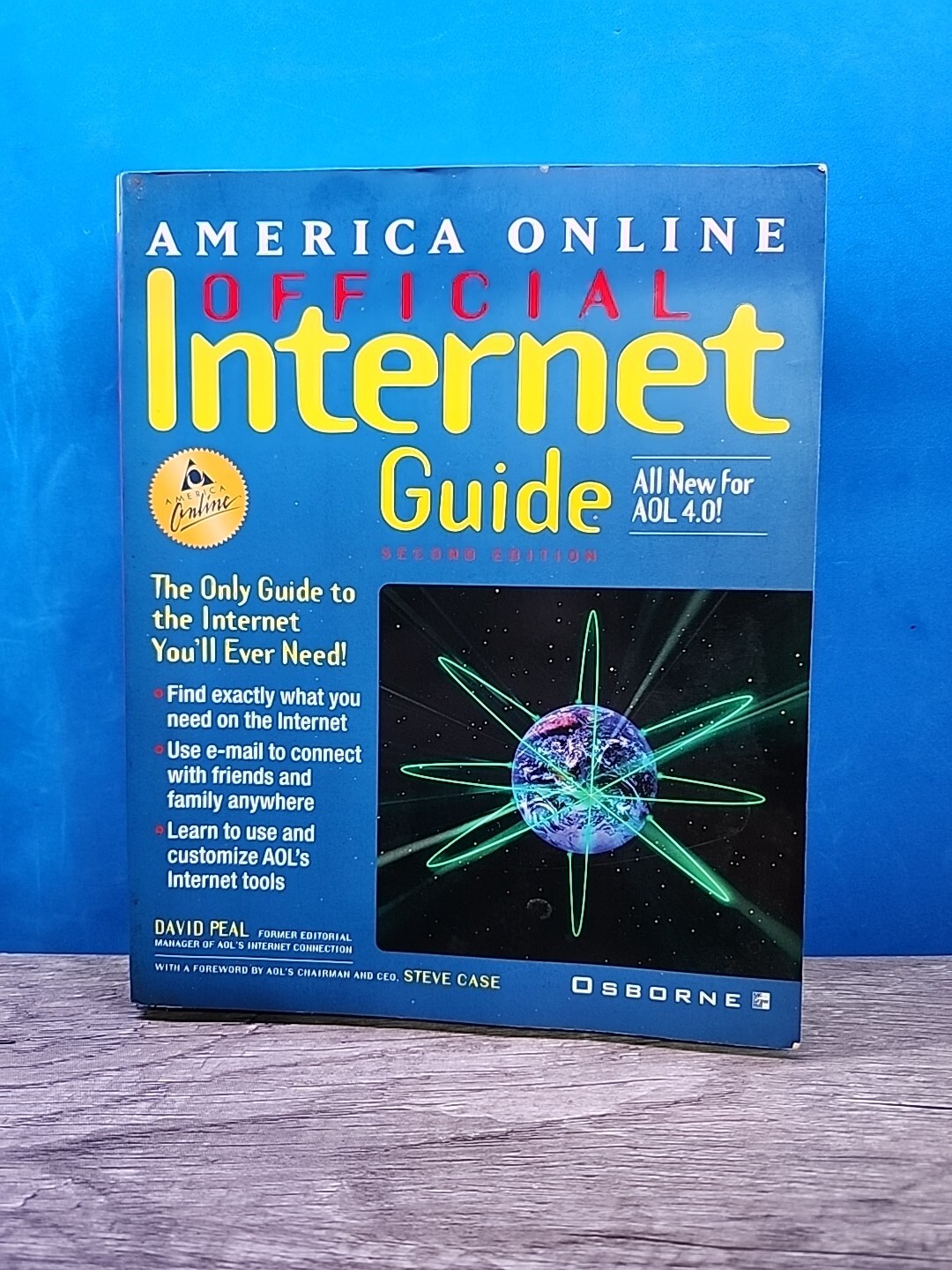 America Online Official Internet Guide By David Peal Second Edition VERY GOOD