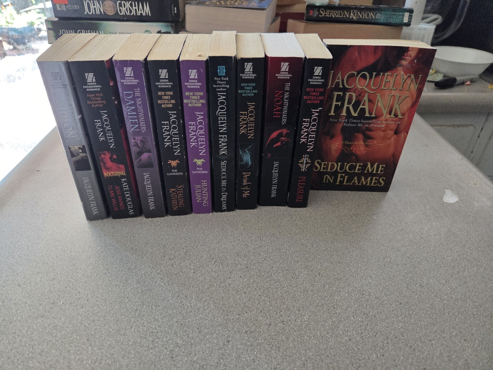 Jacquelyn Frank Book Lot(10) 1- 4-in-1 W/Diff Author=13 Story Paranormal Romance