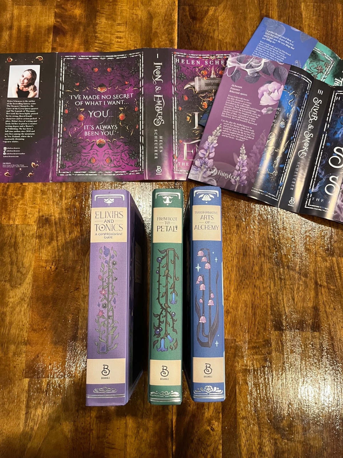 Fairyloot exclusive The Ashes of Thezmarr by Helen Scheuerer signed set