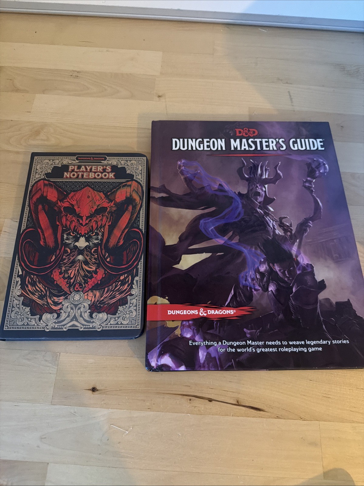 Dungeons & Dragons Dungeon Master’s Guide HC + Player’s Notebook Journal Lot