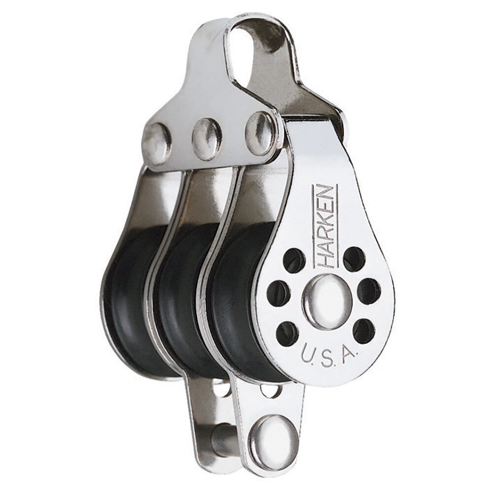 Harken 229F 22Mm Triple Micro Block Becket- Fishing