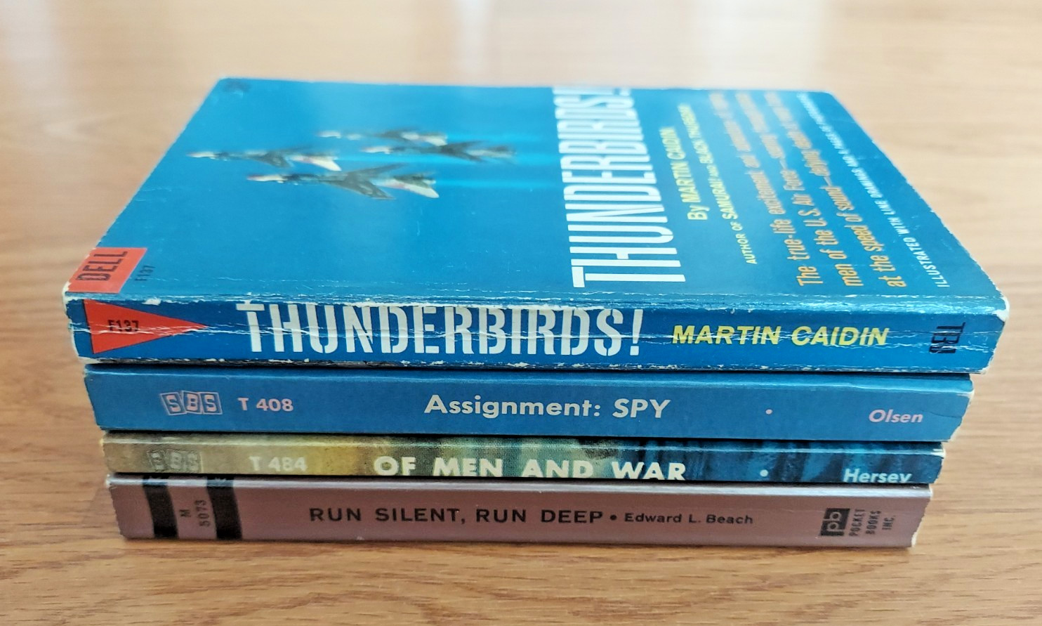 Lot Of 4 Vintage Books, World War 2, Action, Espionage Good Condition