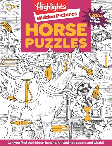 Horse Puzzles (Highlights(TM) Hidden Pictures) – Paperback – ACCEPTABLE