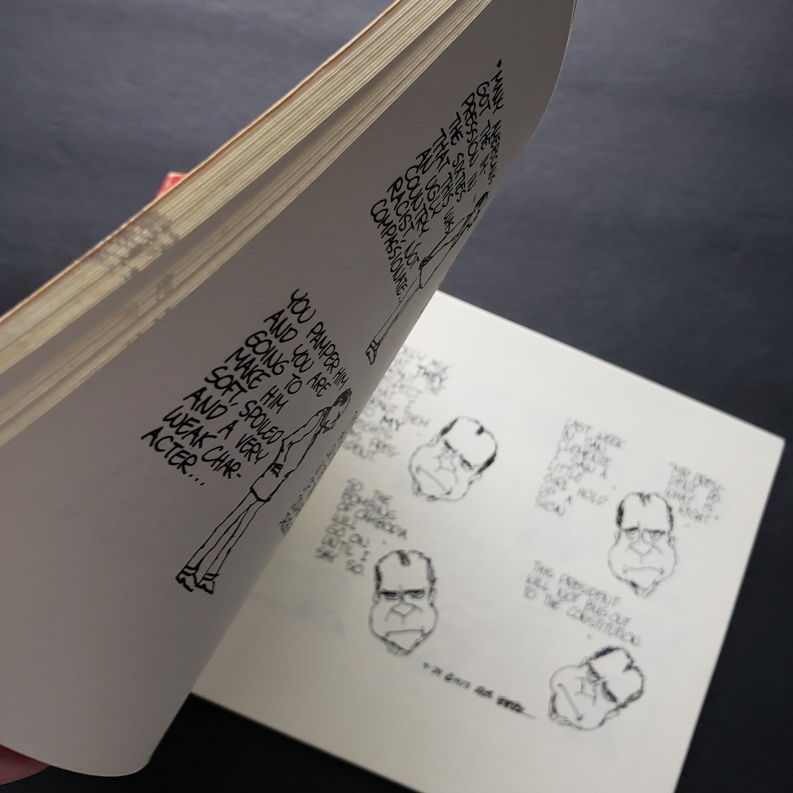 Feiffer On Nixon – Jules Feiffer Trade Paperback Book – The Cartoon Presidency