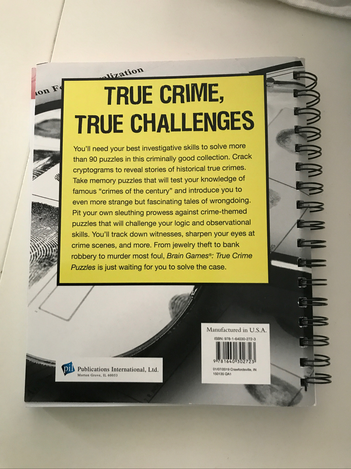 Brain Games Ser.: Brain Games True Crime Puzzles by Publications…