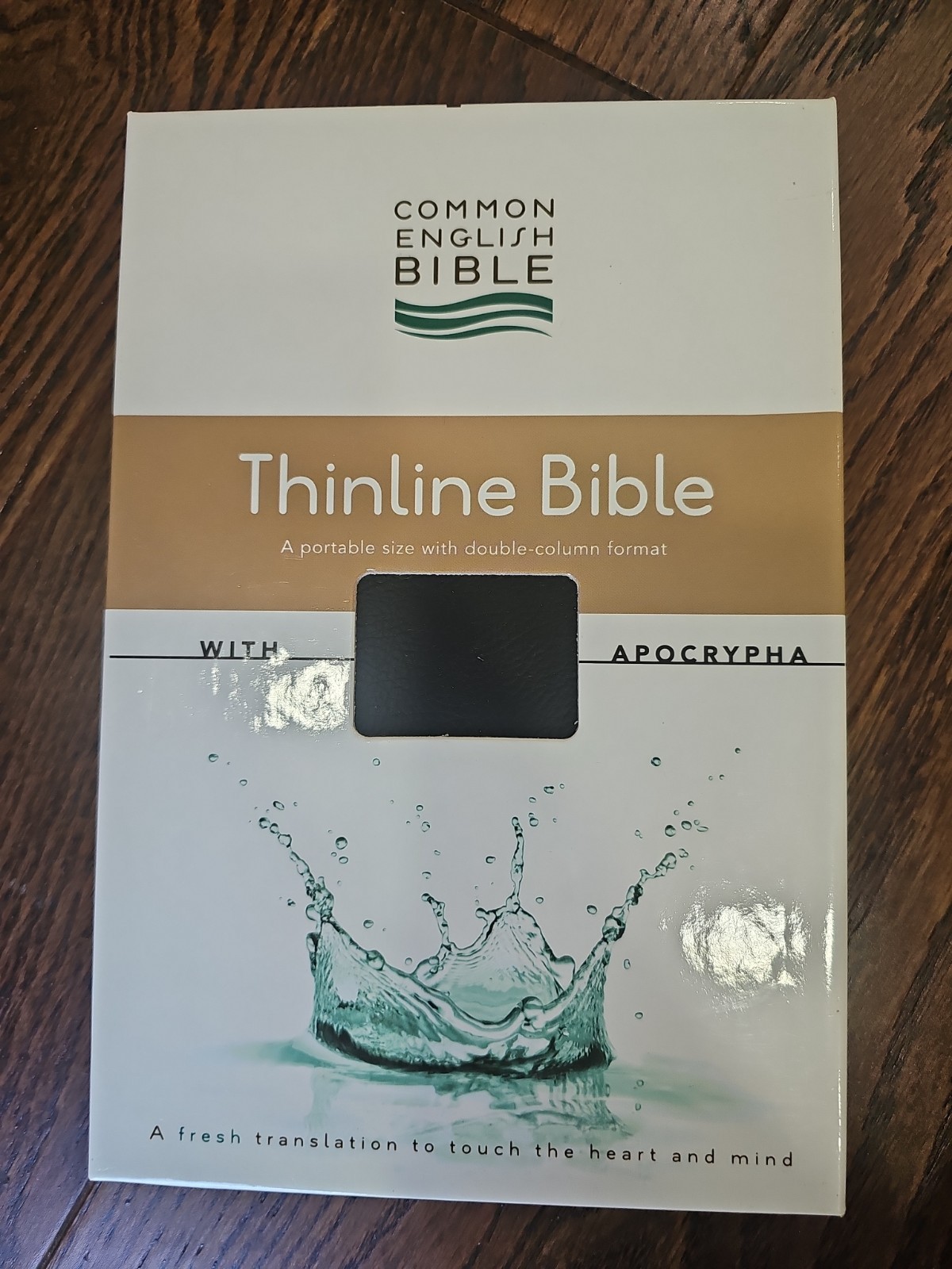 CEB Common English Thinline Bible with Apocrypha (2011 DecoTone Black) C1