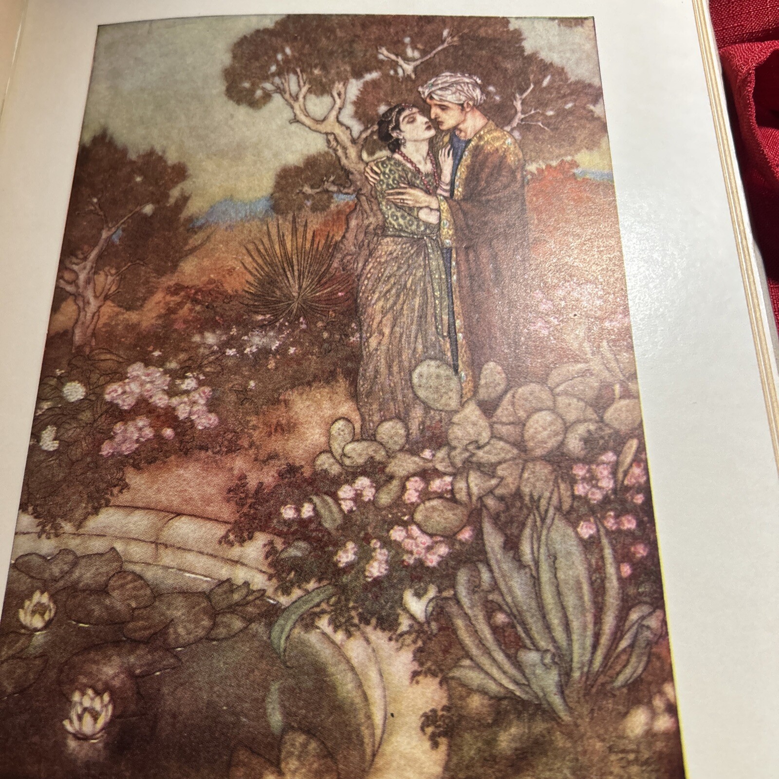 RUBAIYAT OF OMAR KHAYYAM Edward Fitzgerald 12 Edmund Dulac Plates 1934 Dust Jack