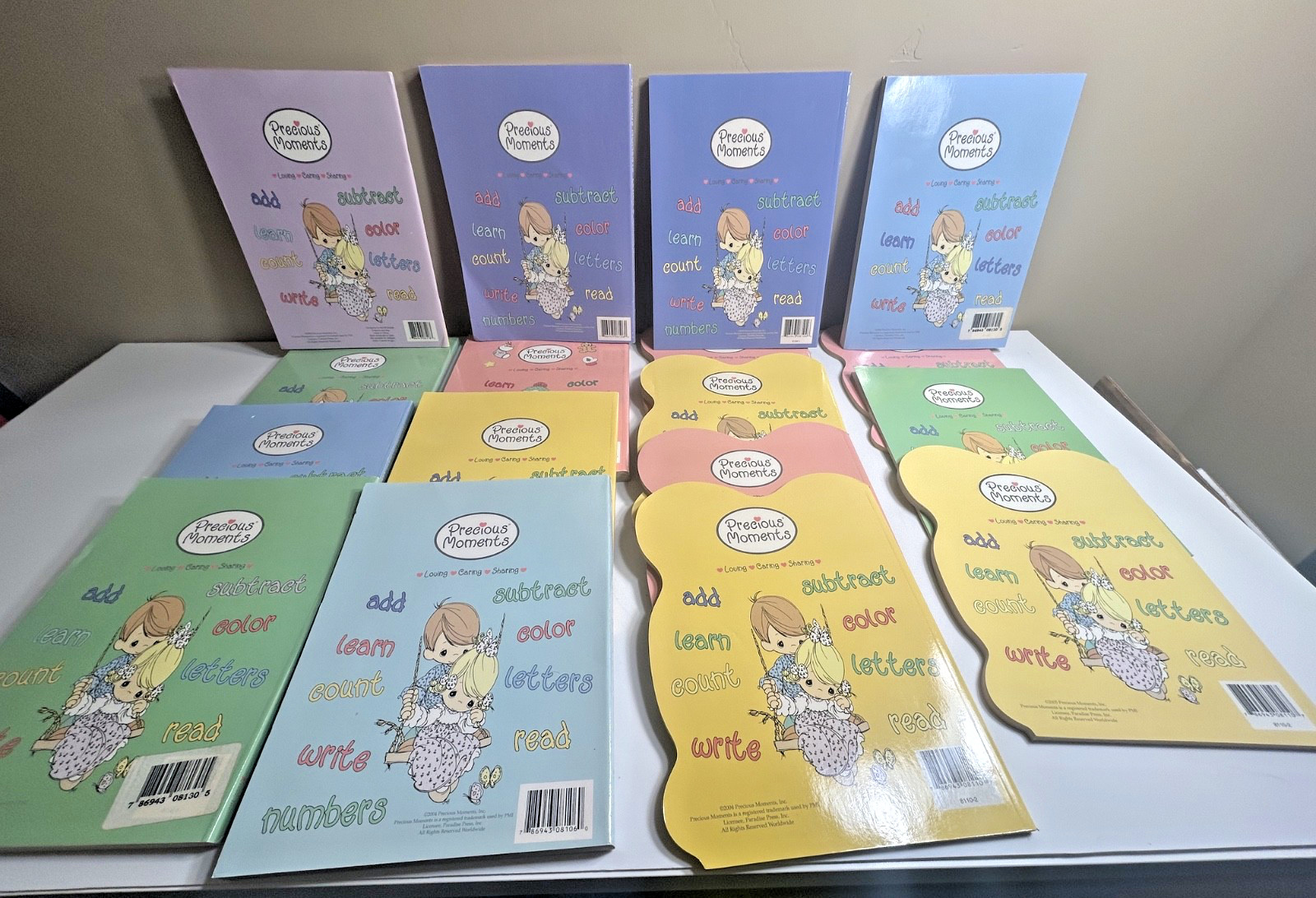 NEW Vintage Lot of 17 Precious Moments Coloring Activity Books Book UNUSED ++