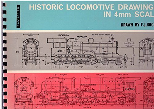 Historic Locomotive Drawings in 4mm Scale by Roche, Francis Joseph Book The Fast
