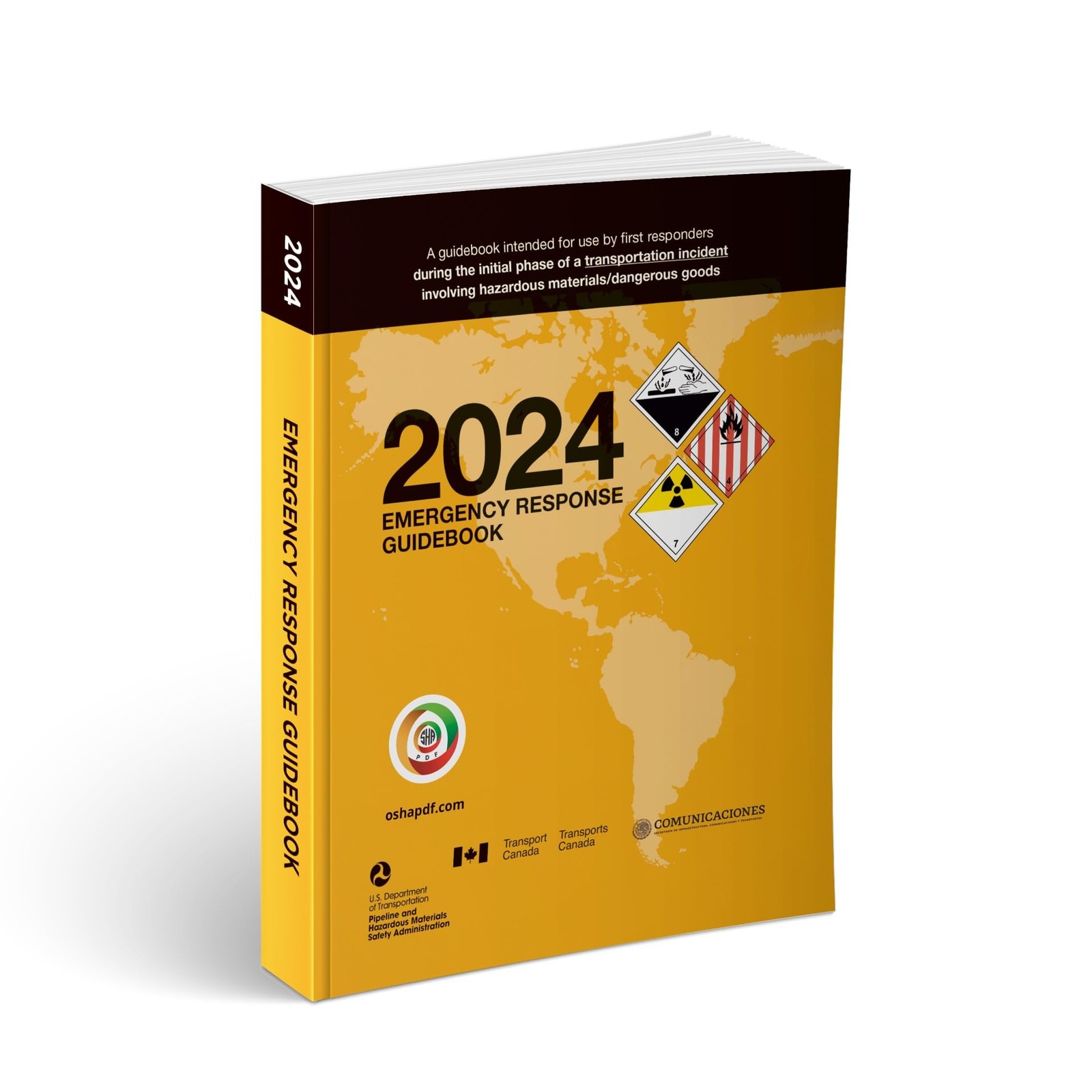 ERG 2024 Emergency Response Guidebook by DOT