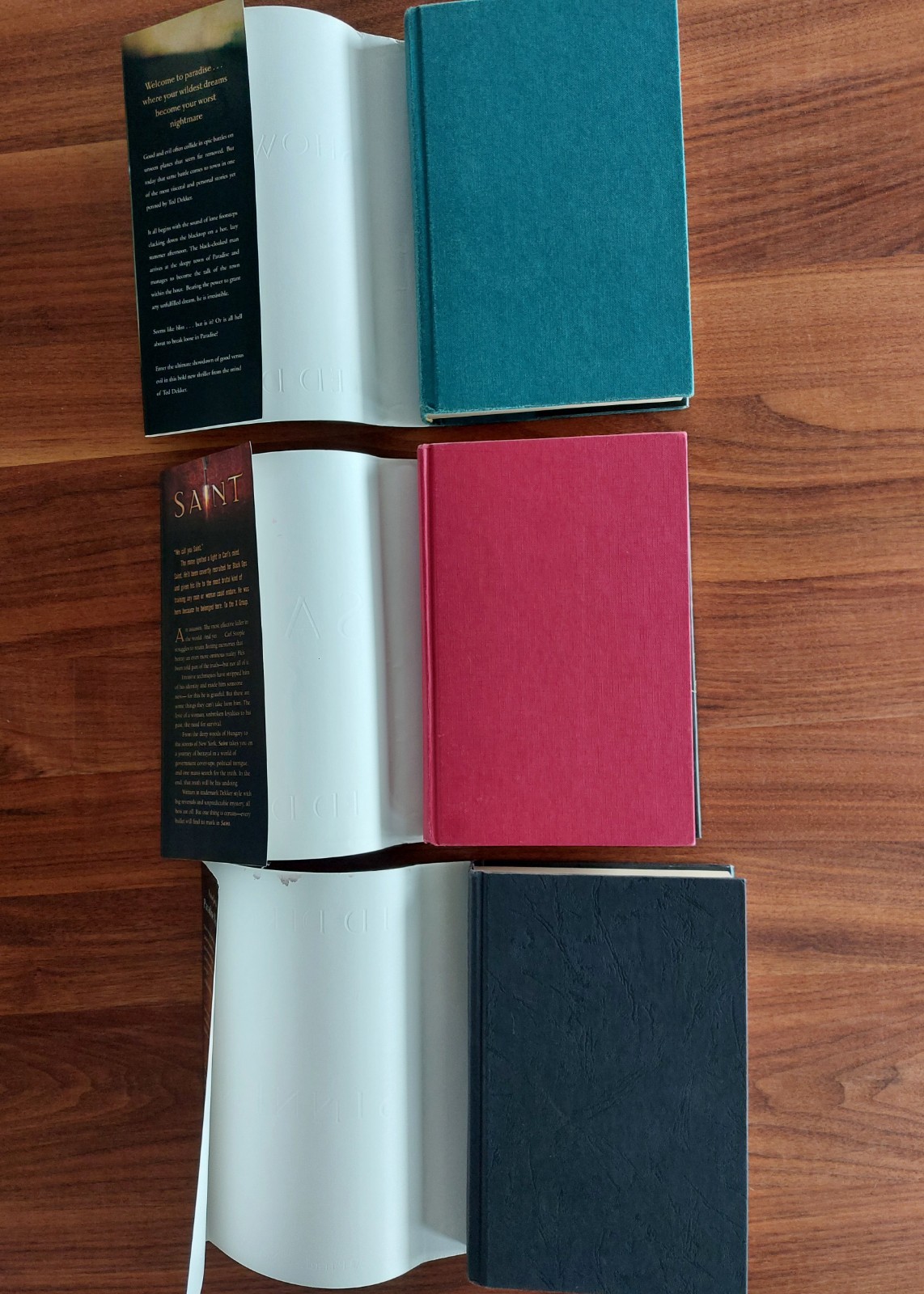 Hardcover Complete Trilogy Paradise Christian Thriller Series HCDJ Ted Dekker