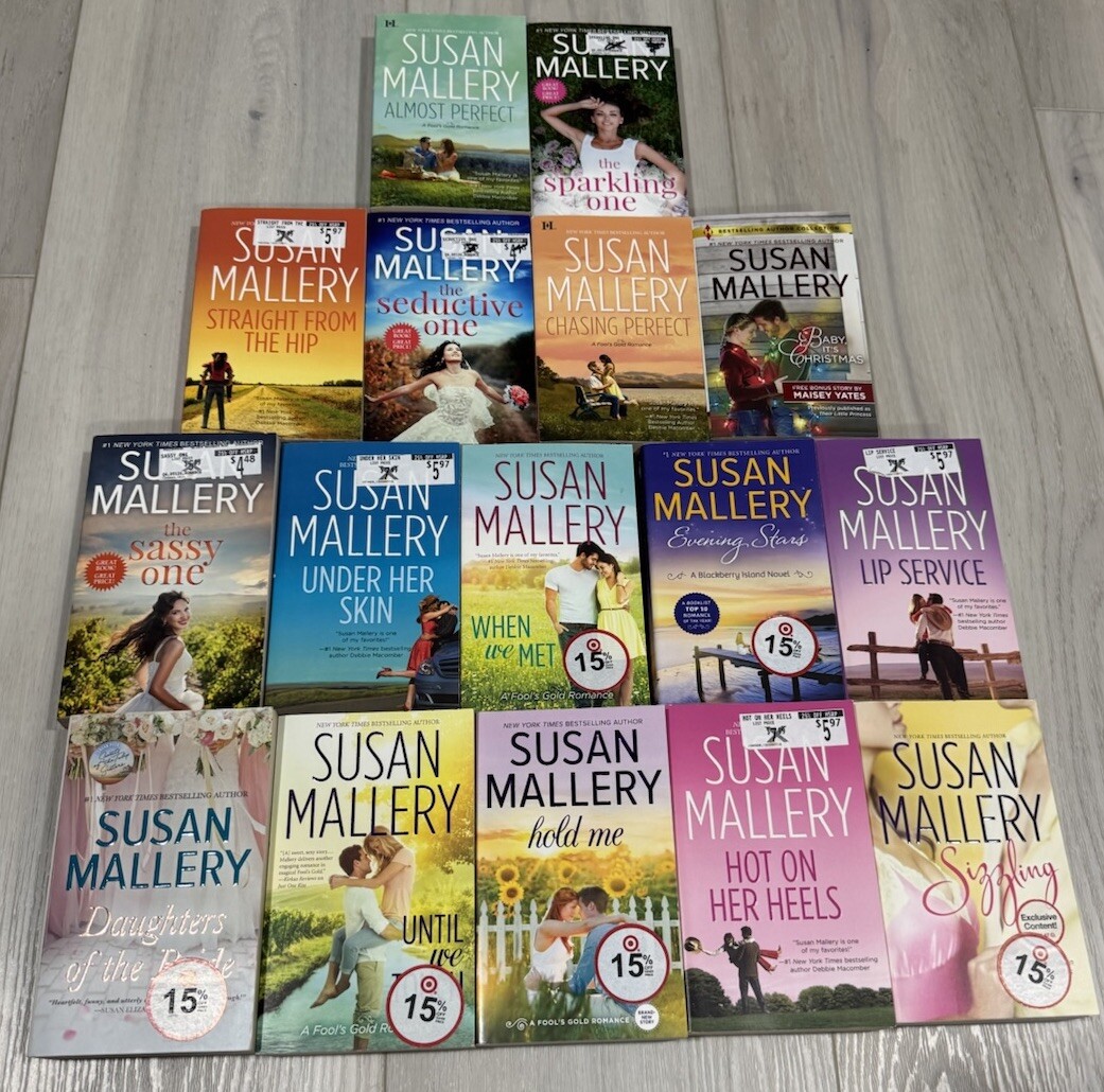 Susan Mallery Fool’s Gold Blackberry Island Romance P/B Harlequin SET OF 16