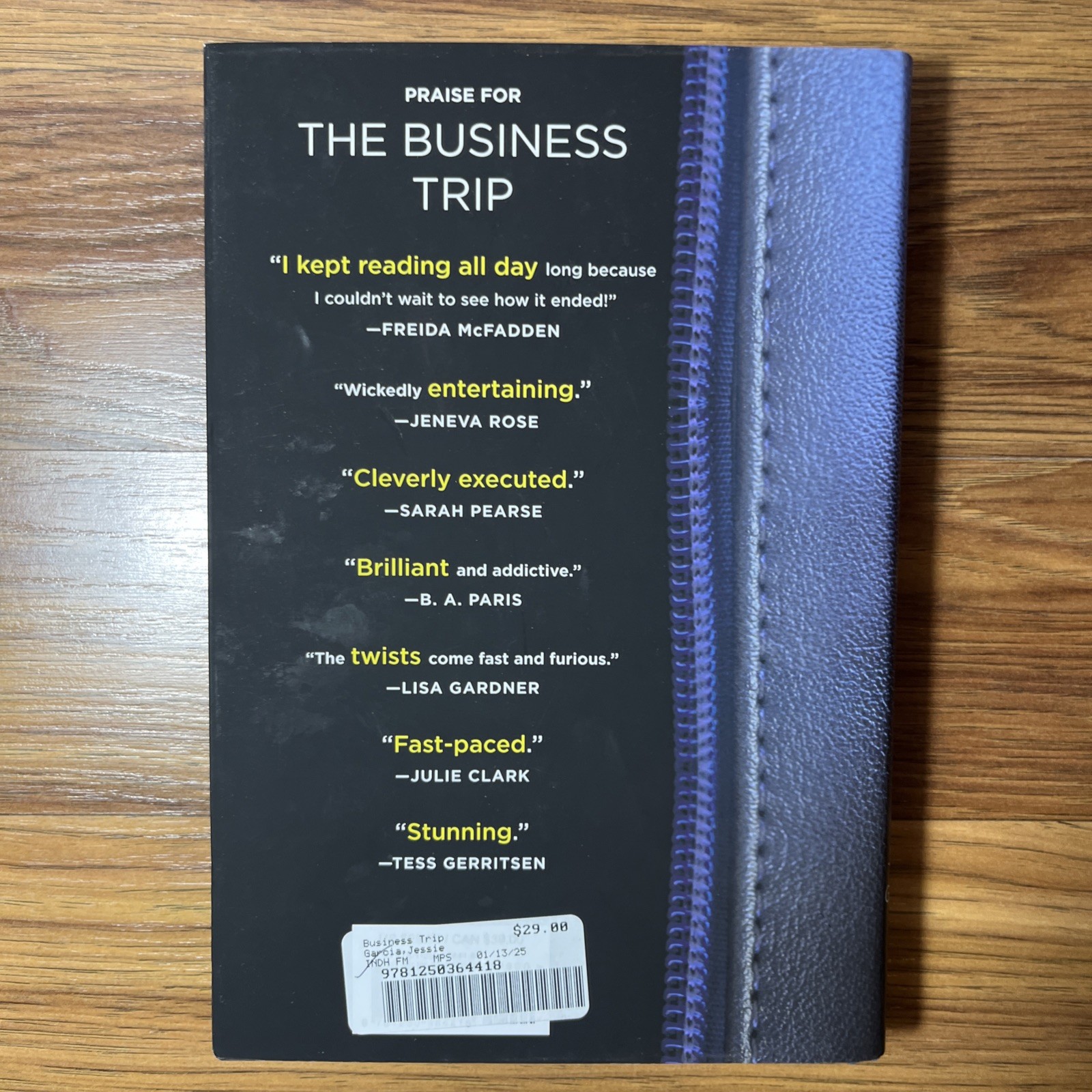 Business Trip : A Novel Signed by Jessie Garcia (2025, Hardcover) Ships Fast.