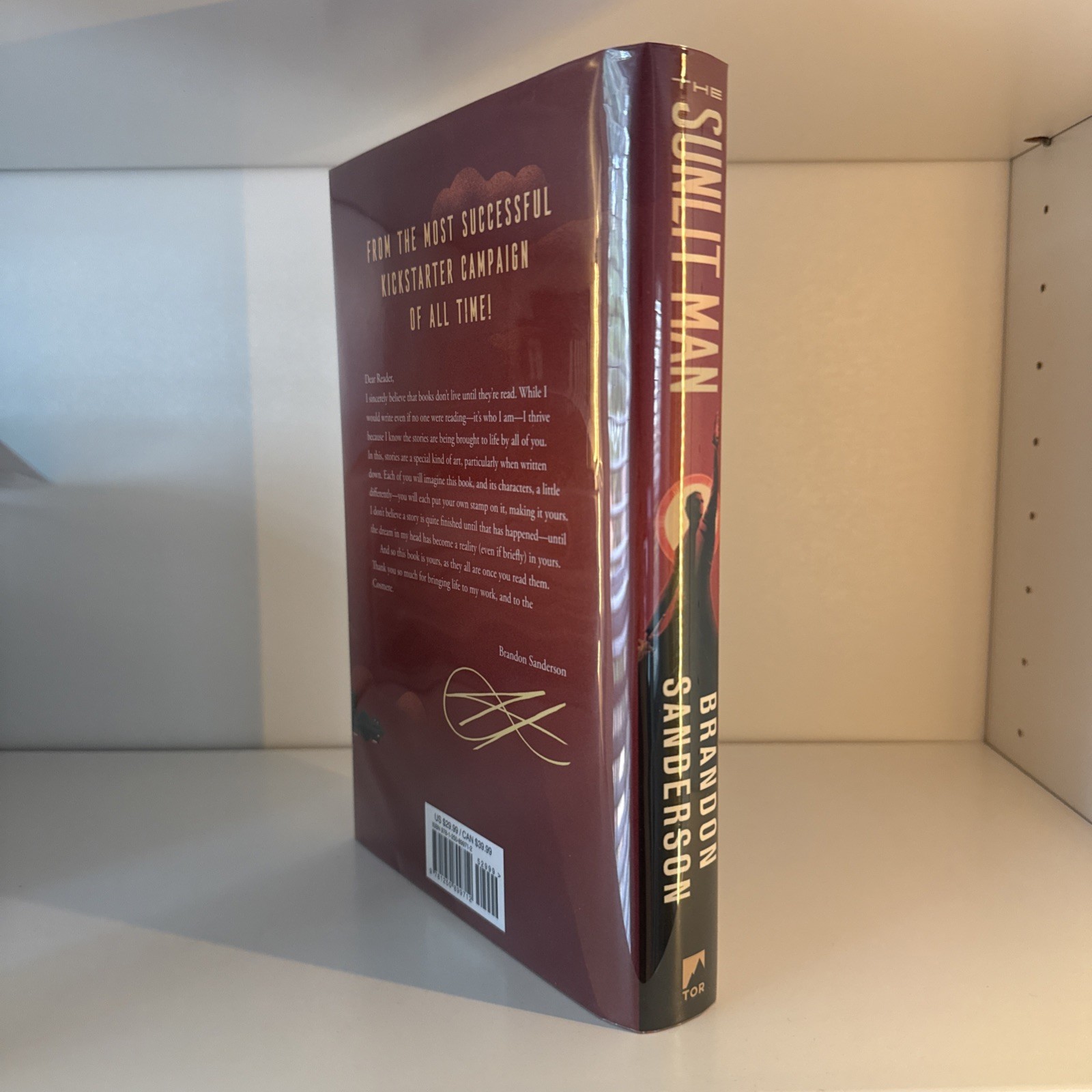 Brandon Sanderson (Signed) The Sunlit Man 1st