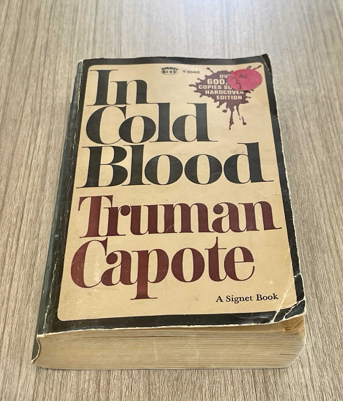 SIGNED (unauth) Truman Capote IN COLD BLOOD 1965 3rd Printing Paperback RARE