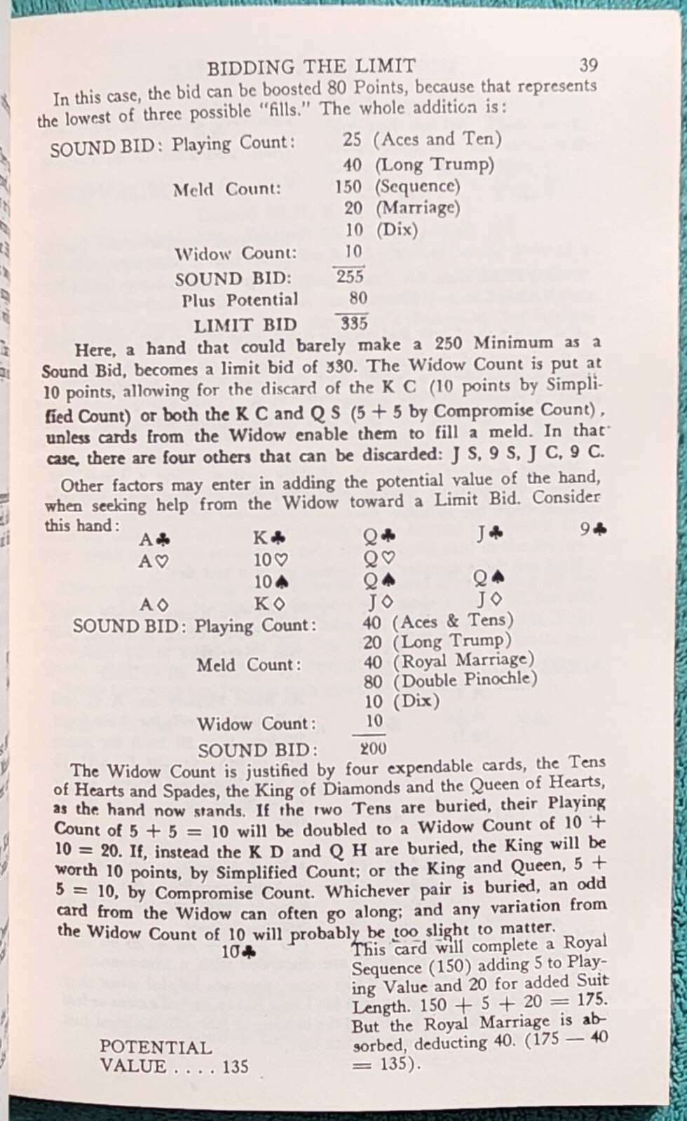 How To Win At Pinochle By Rufus Perry 1972 Trade Paperback 124 Pages