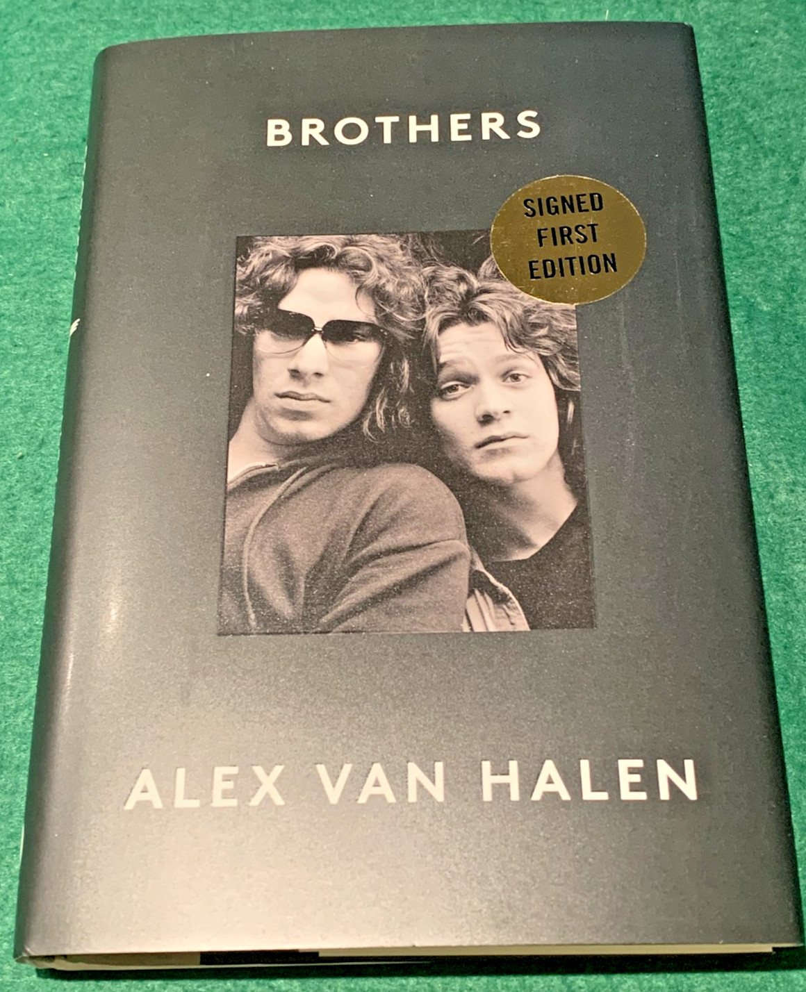 Brothers by Alex Van Halen SIGNED 1st/1st HC DJ 2024 Memoir Rock