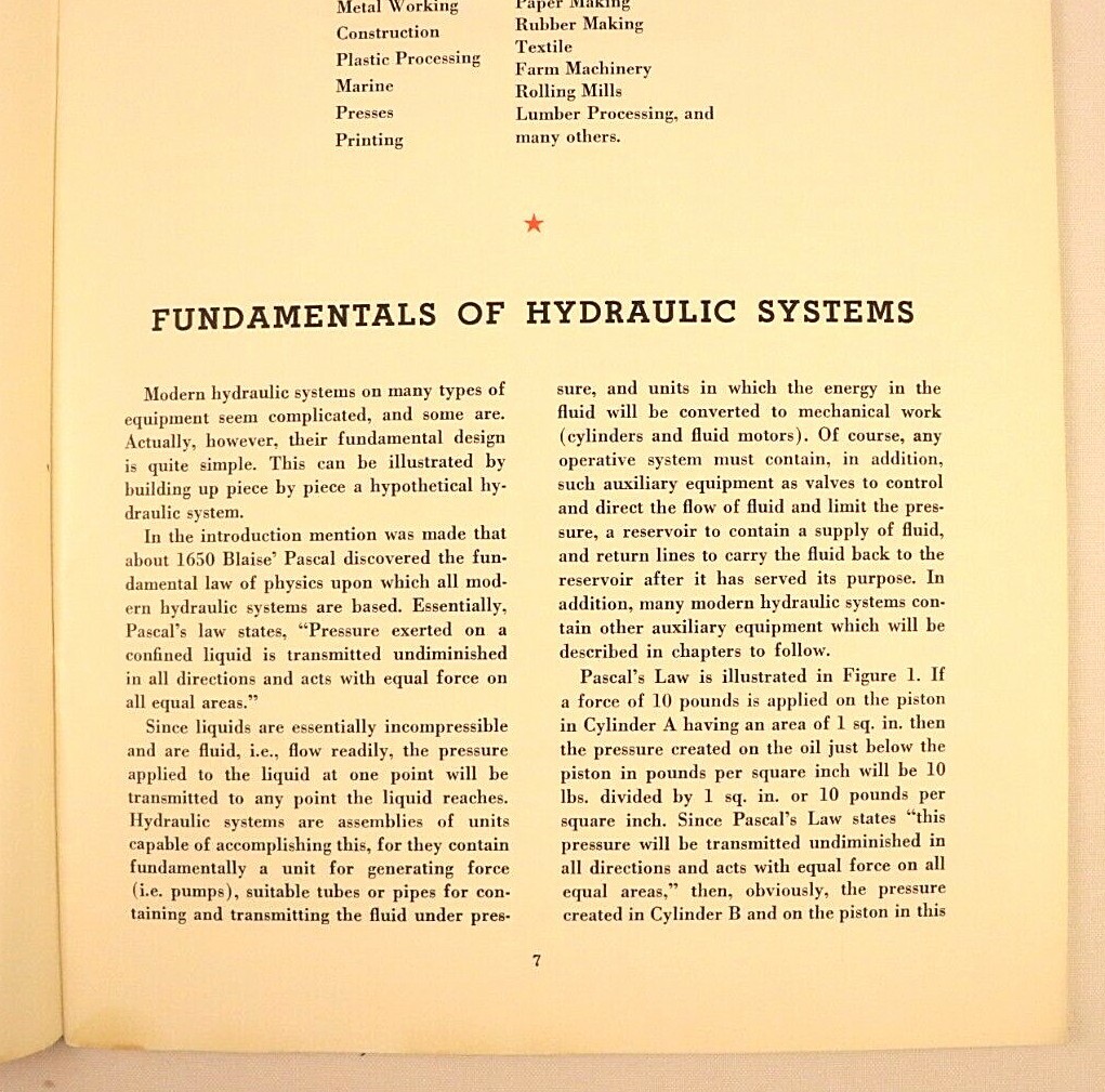 Operation and Care of Hydraulic Machinery The Texas Company Texaco Engineering